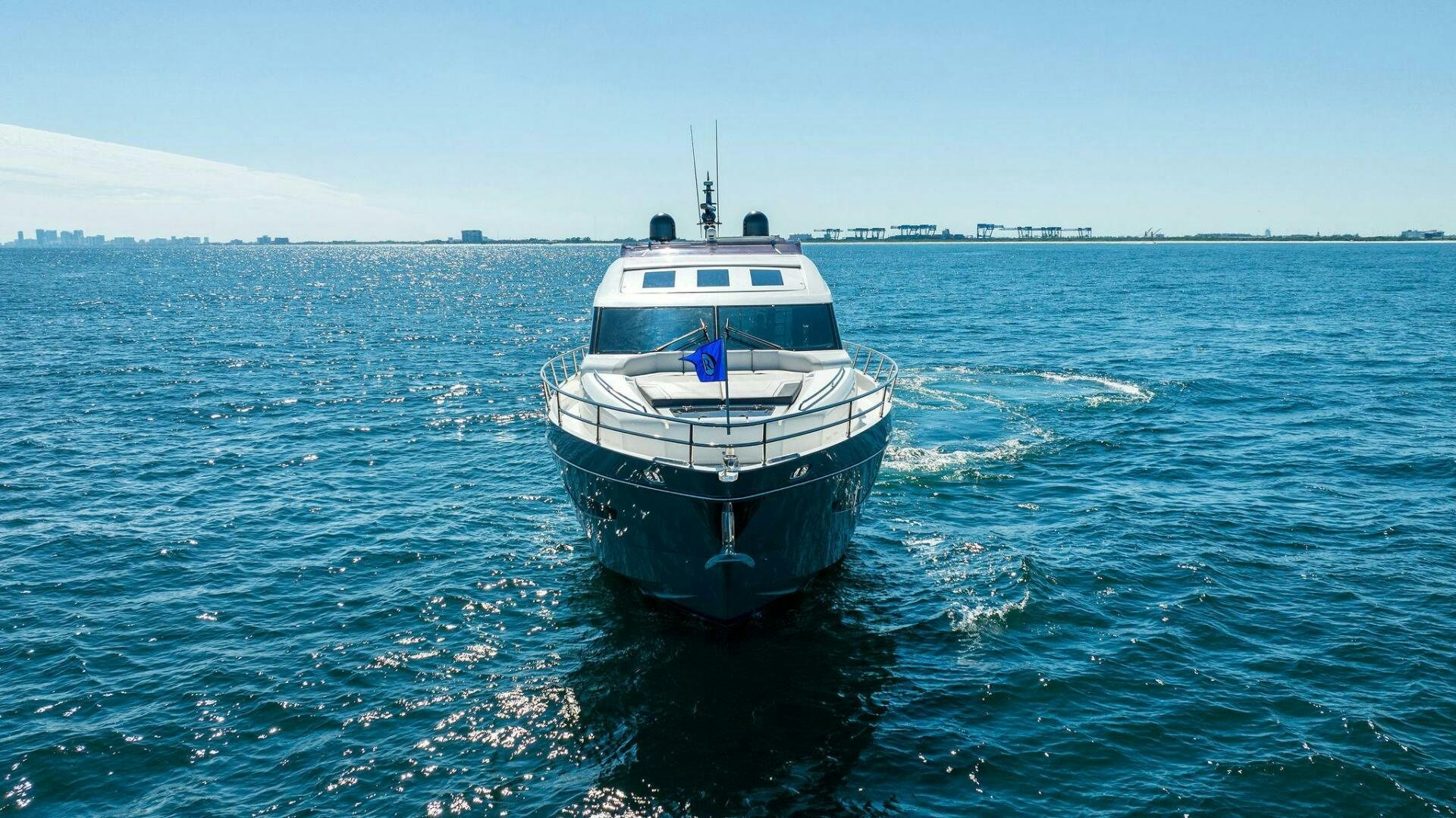 a boat in the water aboard WOODY Yacht for Sale