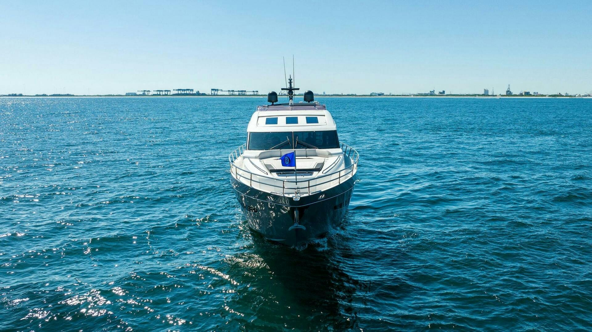 a boat in the water aboard WOODY Yacht for Sale