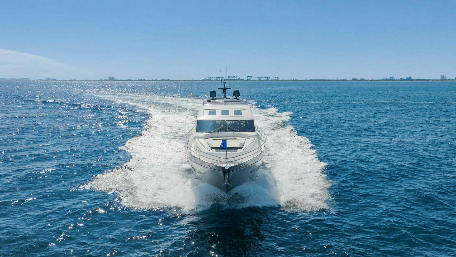 a boat on the water aboard WOODY Yacht for Sale