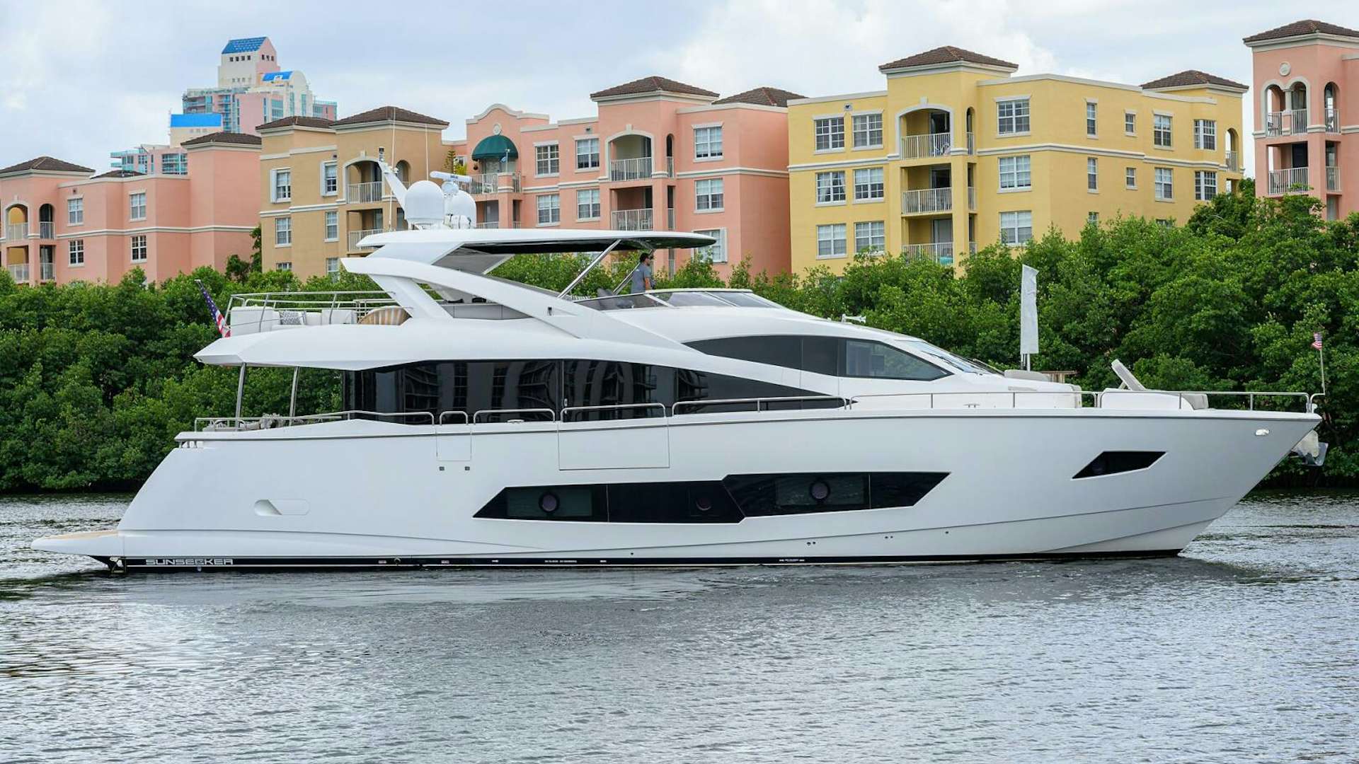 a boat on the water aboard COOL CHANGE Yacht for Sale