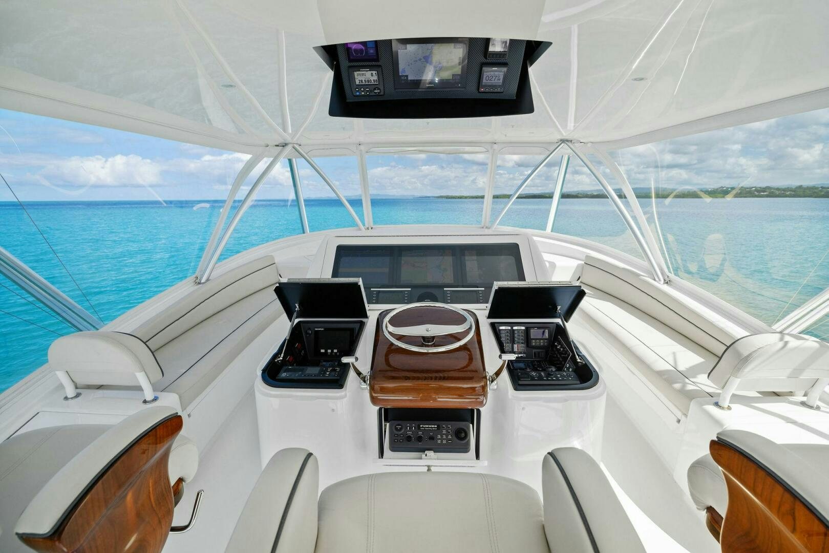 inside of a boat aboard PLAN B Yacht for Sale