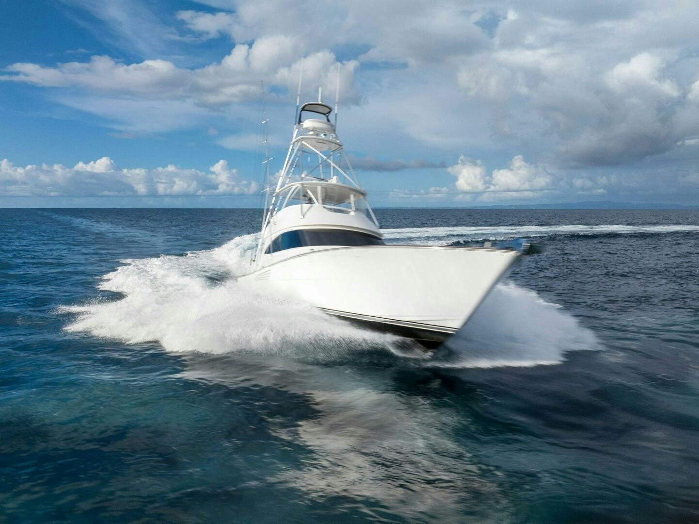 a boat on the water aboard PLAN B Yacht for Sale