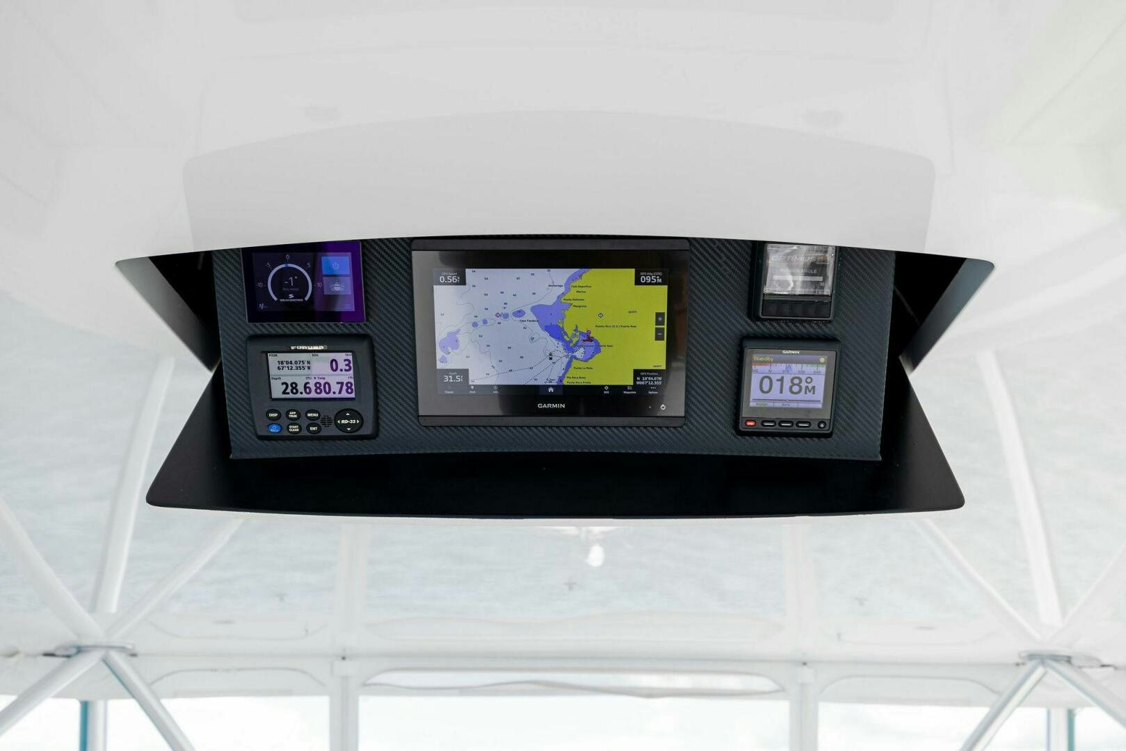 a black rectangular electronic device aboard PLAN B Yacht for Sale