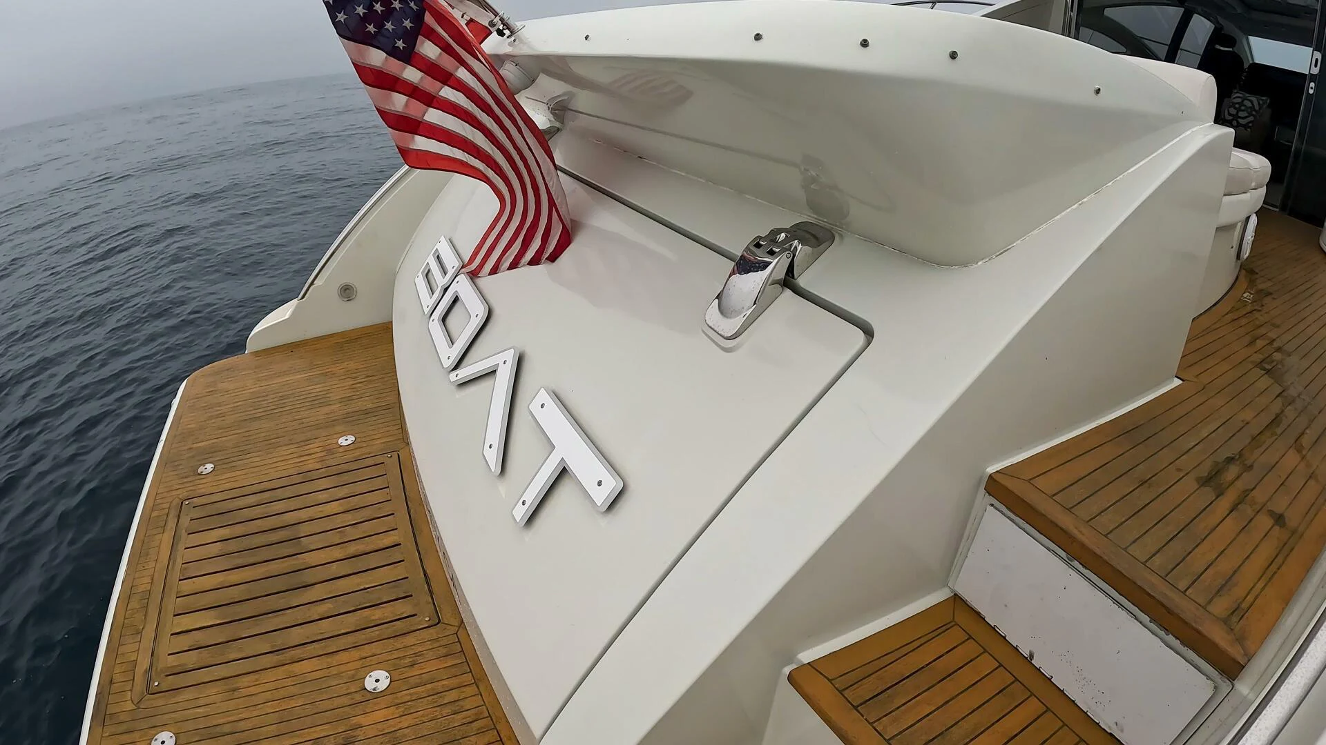 a boat on the water aboard BOAT Yacht for Sale