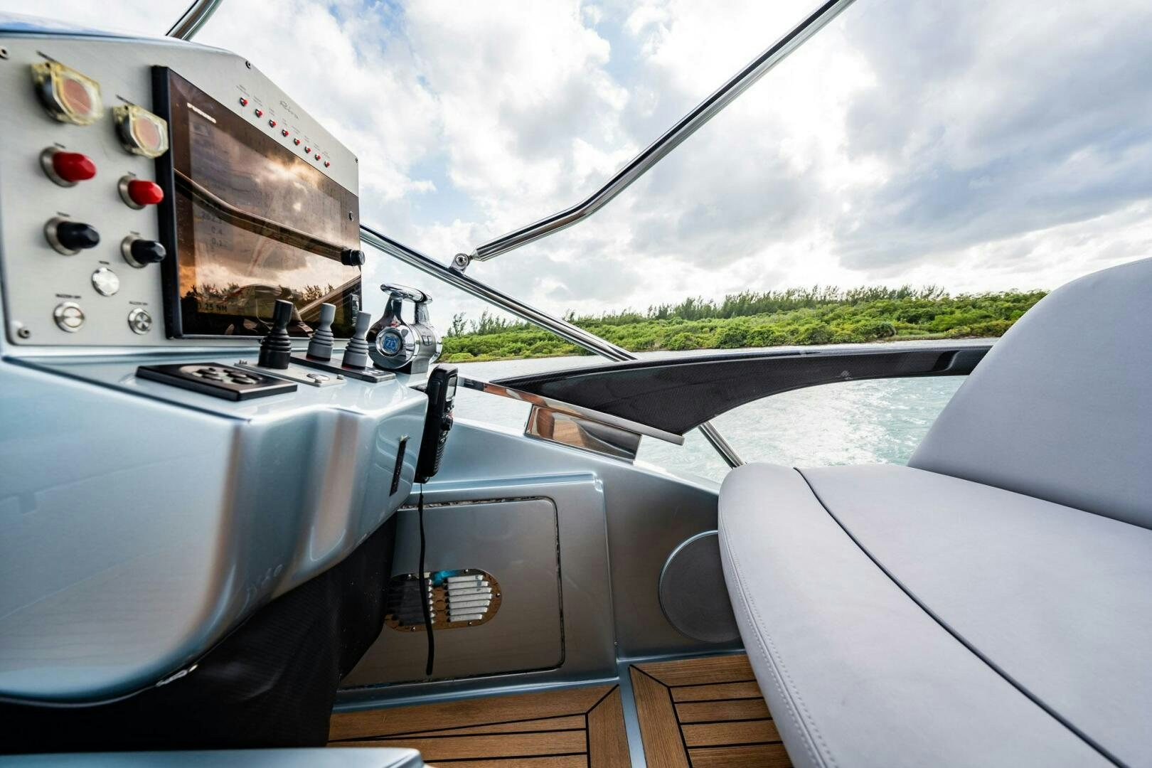 the inside of a car aboard RECREATIONAL USE Yacht for Sale
