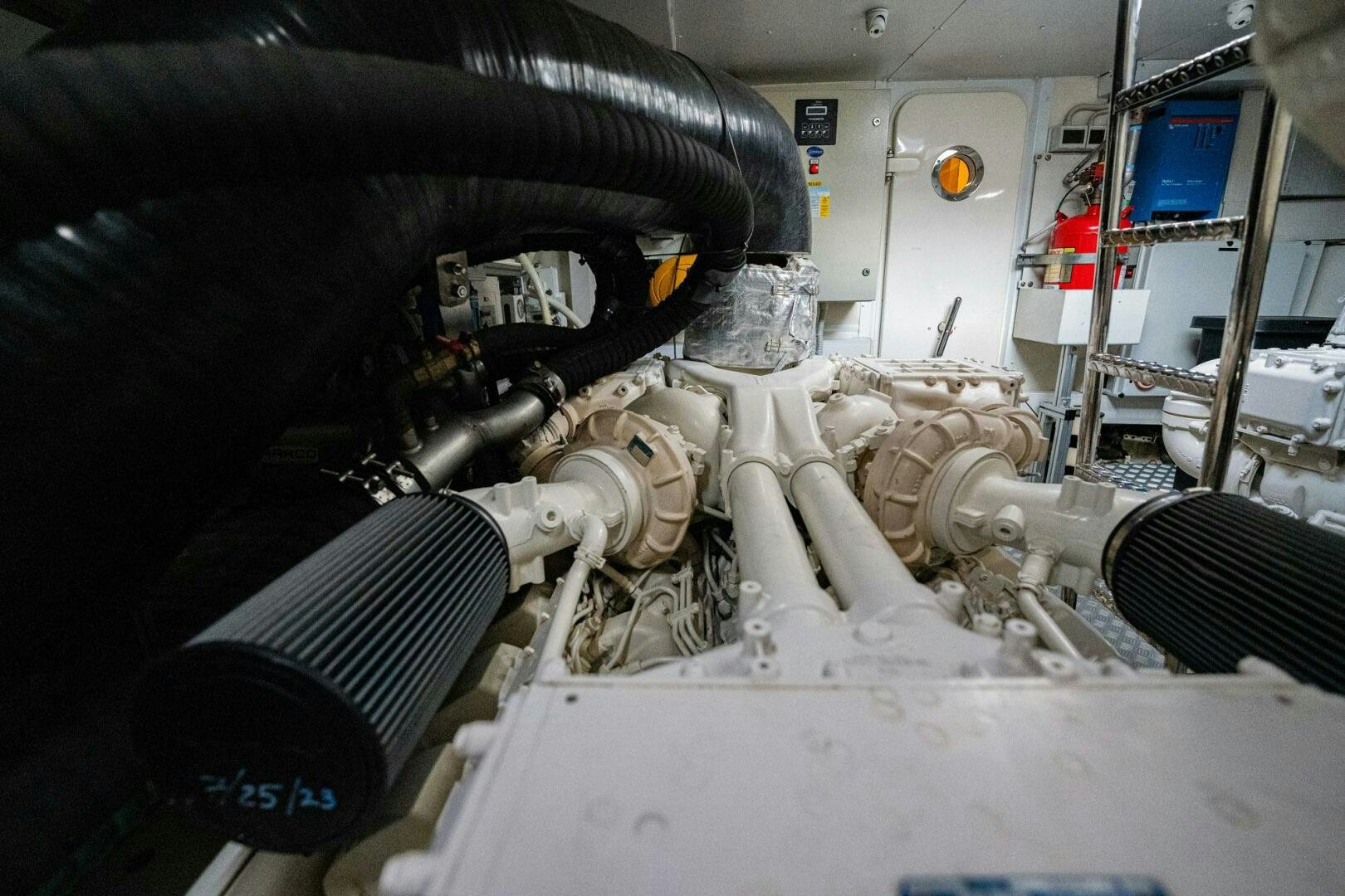 close-up of a machine aboard RECREATIONAL USE Yacht for Sale