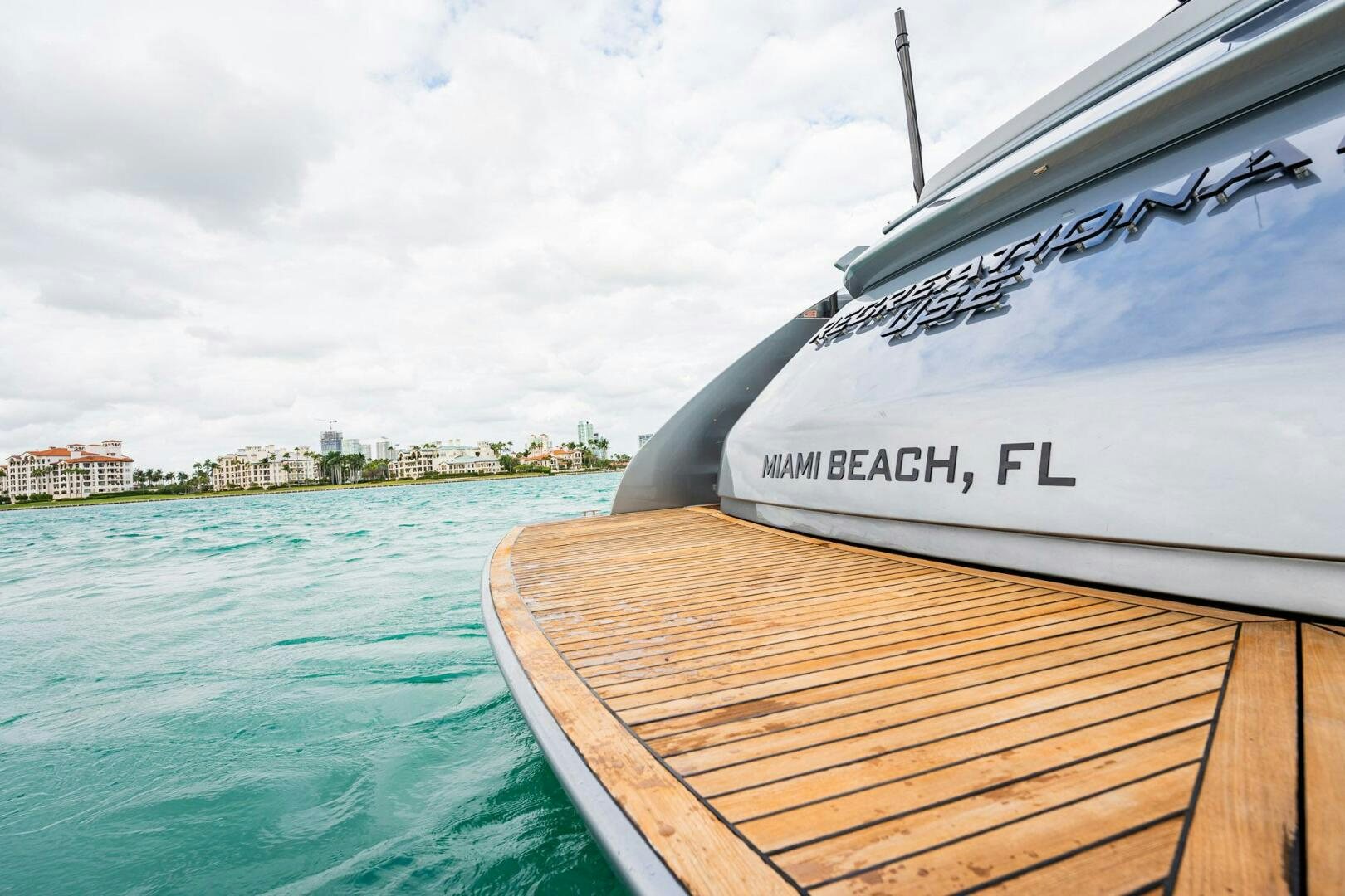a boat on the water aboard RECREATIONAL USE Yacht for Sale