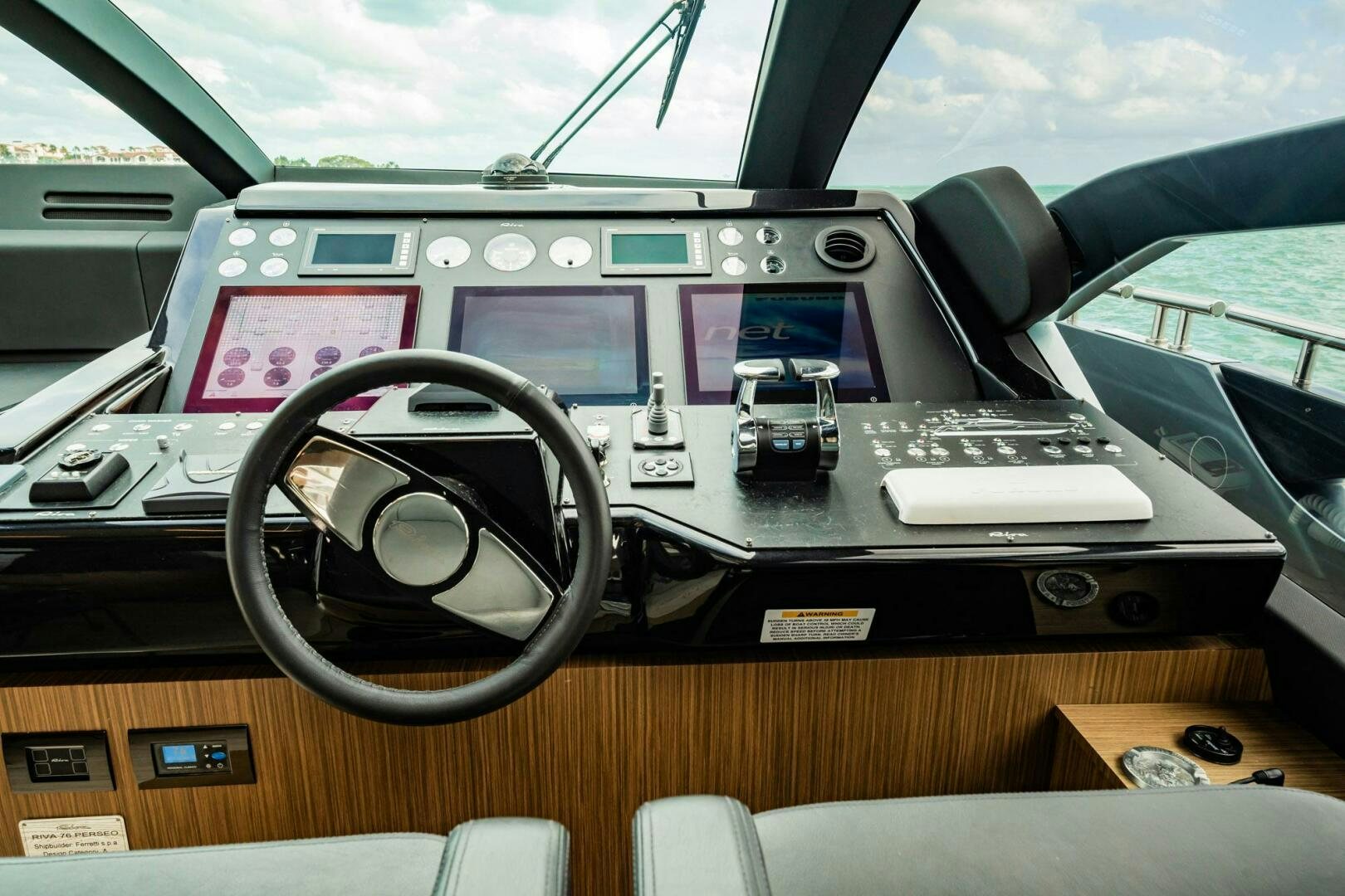 the inside of a car aboard RECREATIONAL USE Yacht for Sale