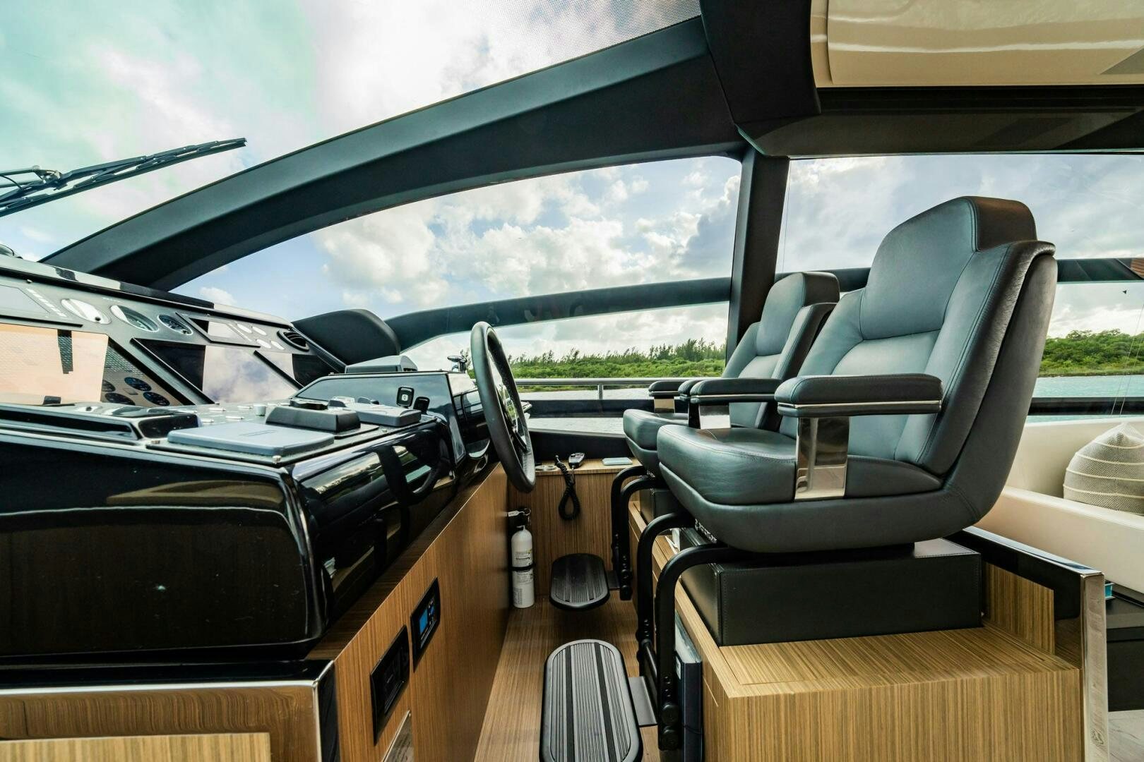 inside of a car aboard RECREATIONAL USE Yacht for Sale