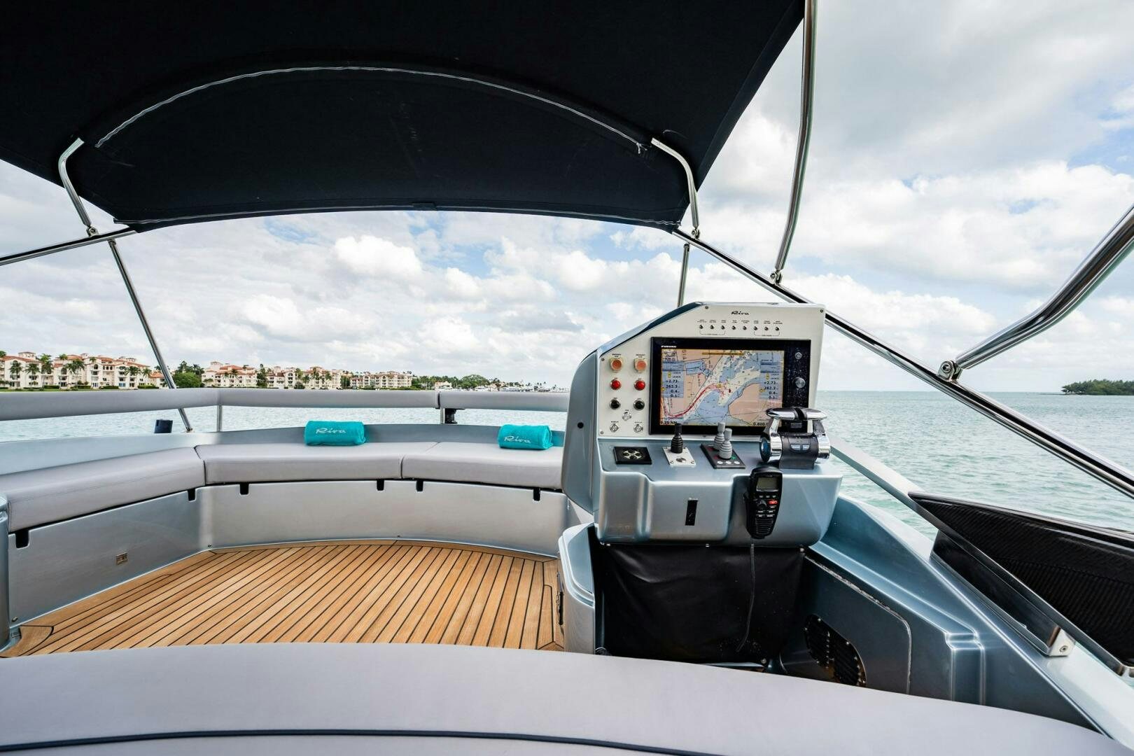 a view of the water from inside a boat aboard RECREATIONAL USE Yacht for Sale