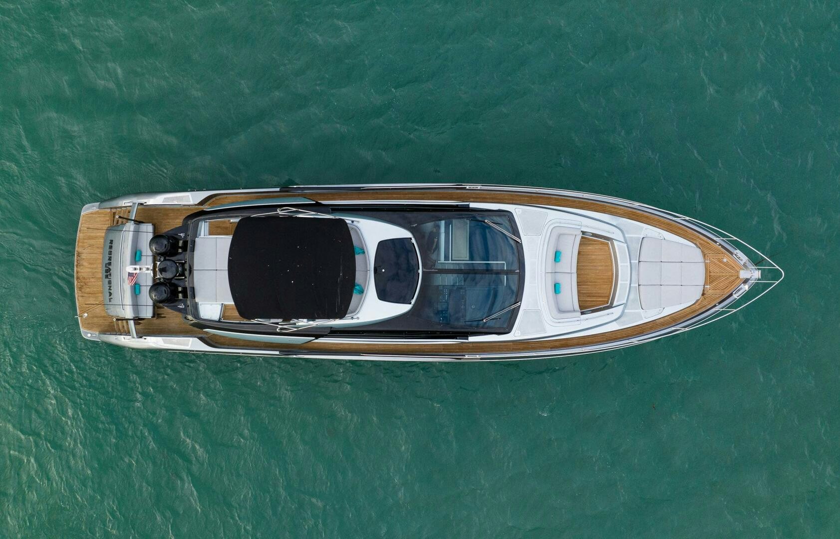 a boat with a glass top aboard RECREATIONAL USE Yacht for Sale