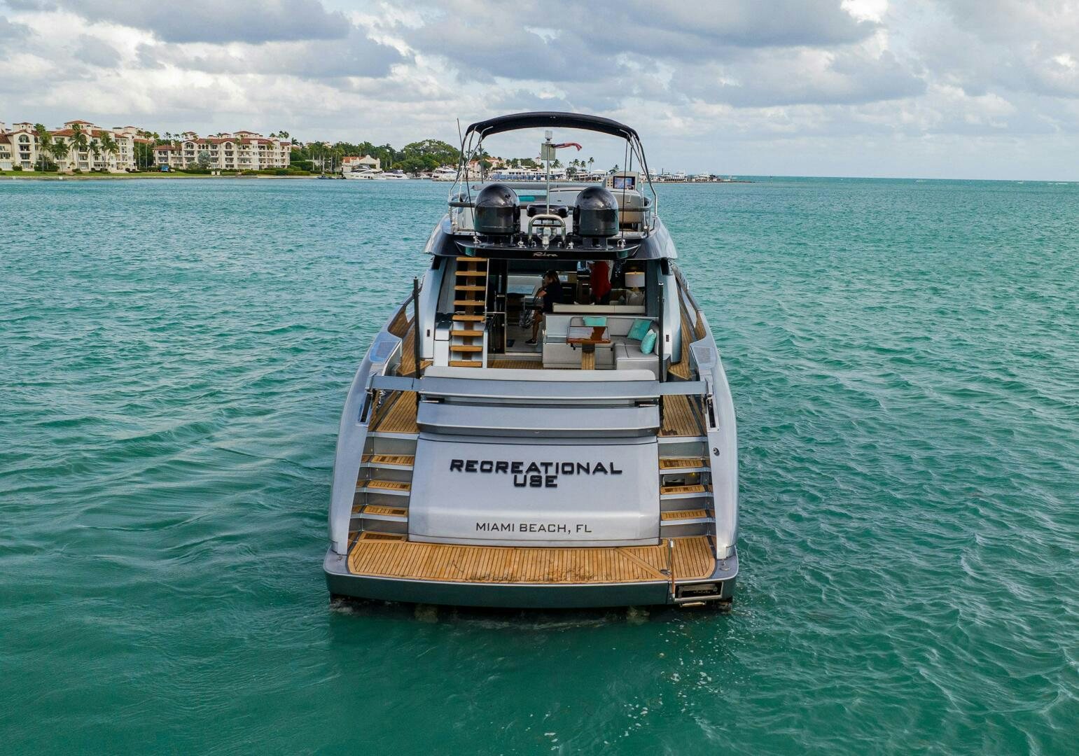a boat in the water aboard RECREATIONAL USE Yacht for Sale