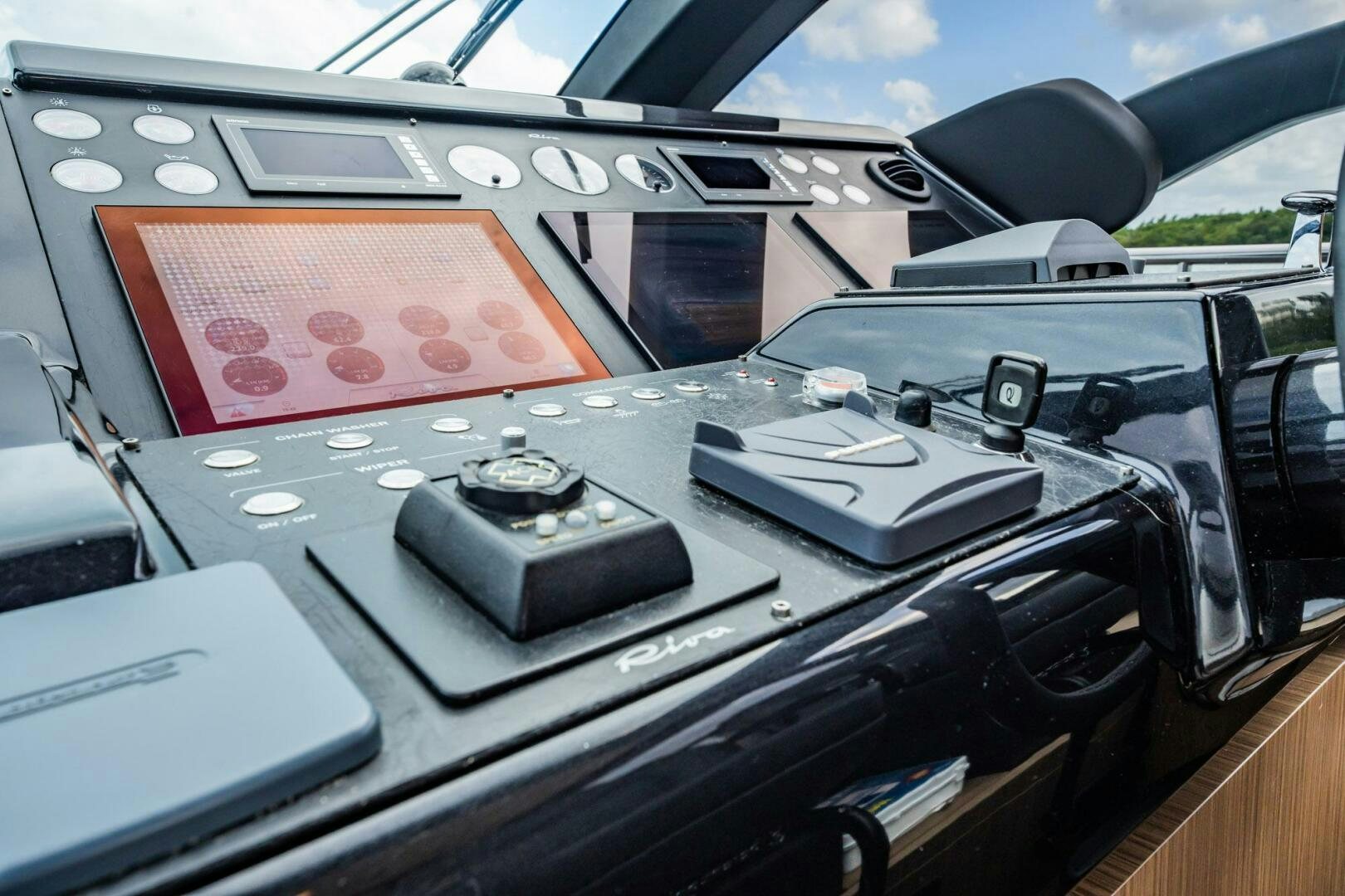 a machine with buttons and a screen aboard RECREATIONAL USE Yacht for Sale