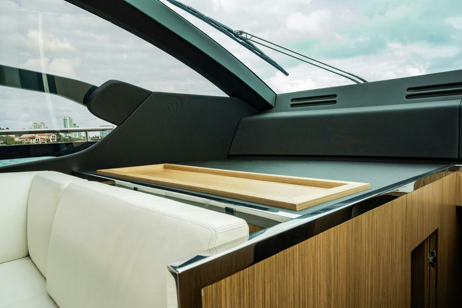 a car with a book on the side aboard RECREATIONAL USE Yacht for Sale