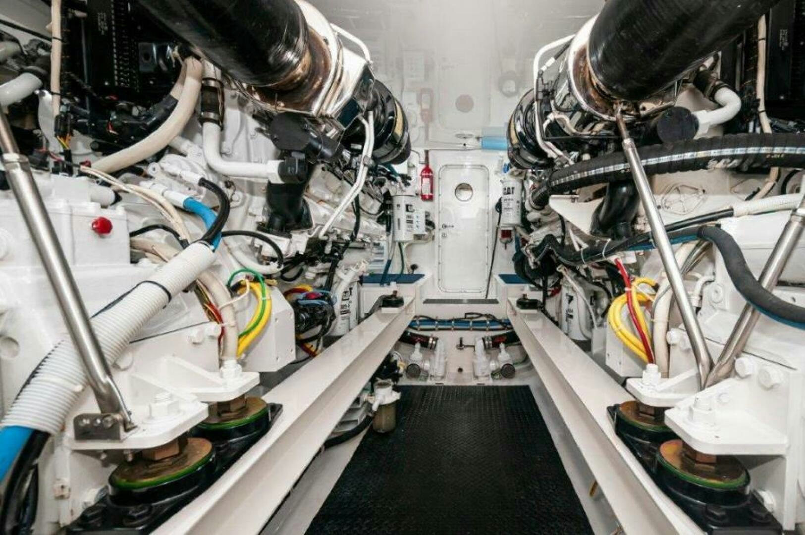 a machine with wires aboard POUR INTENTIONS Yacht for Sale