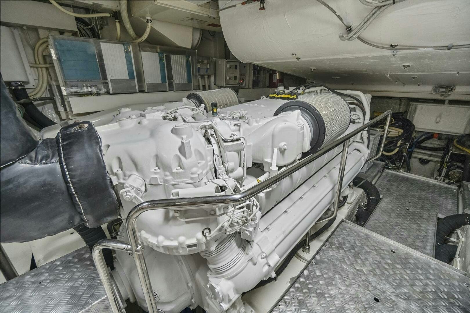 a large white machine aboard GYPSEA Yacht for Sale