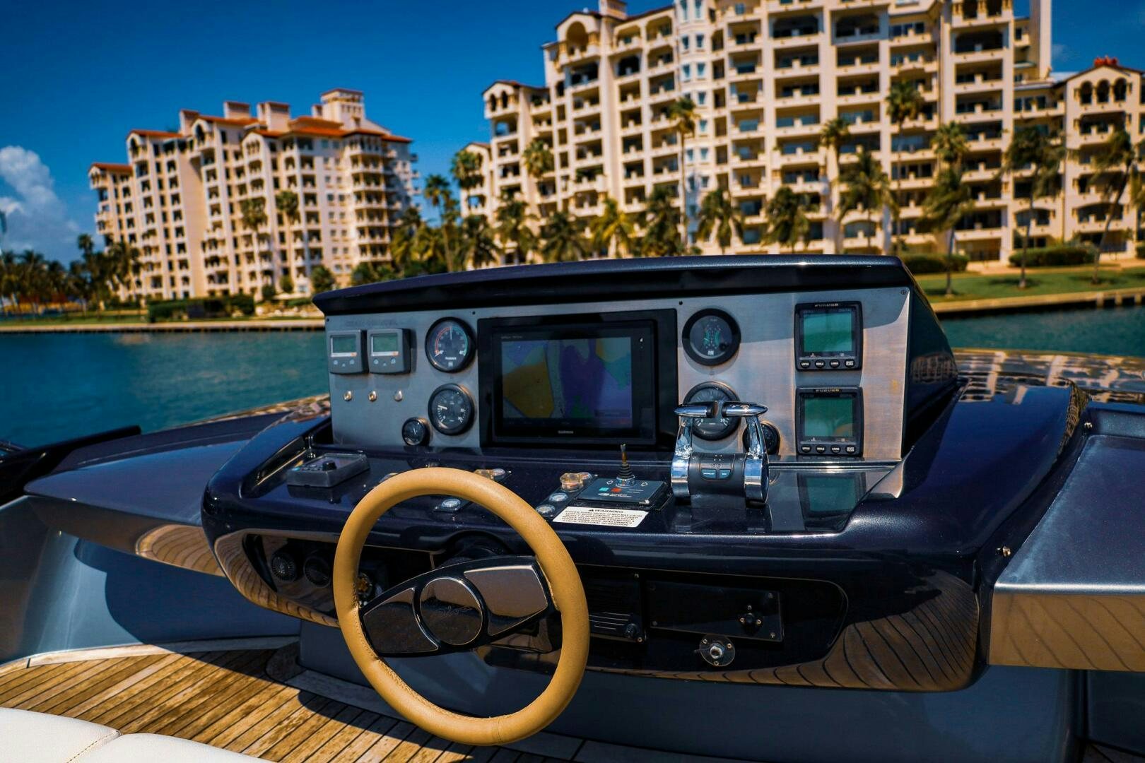 a car on a boat aboard GYPSEA Yacht for Sale
