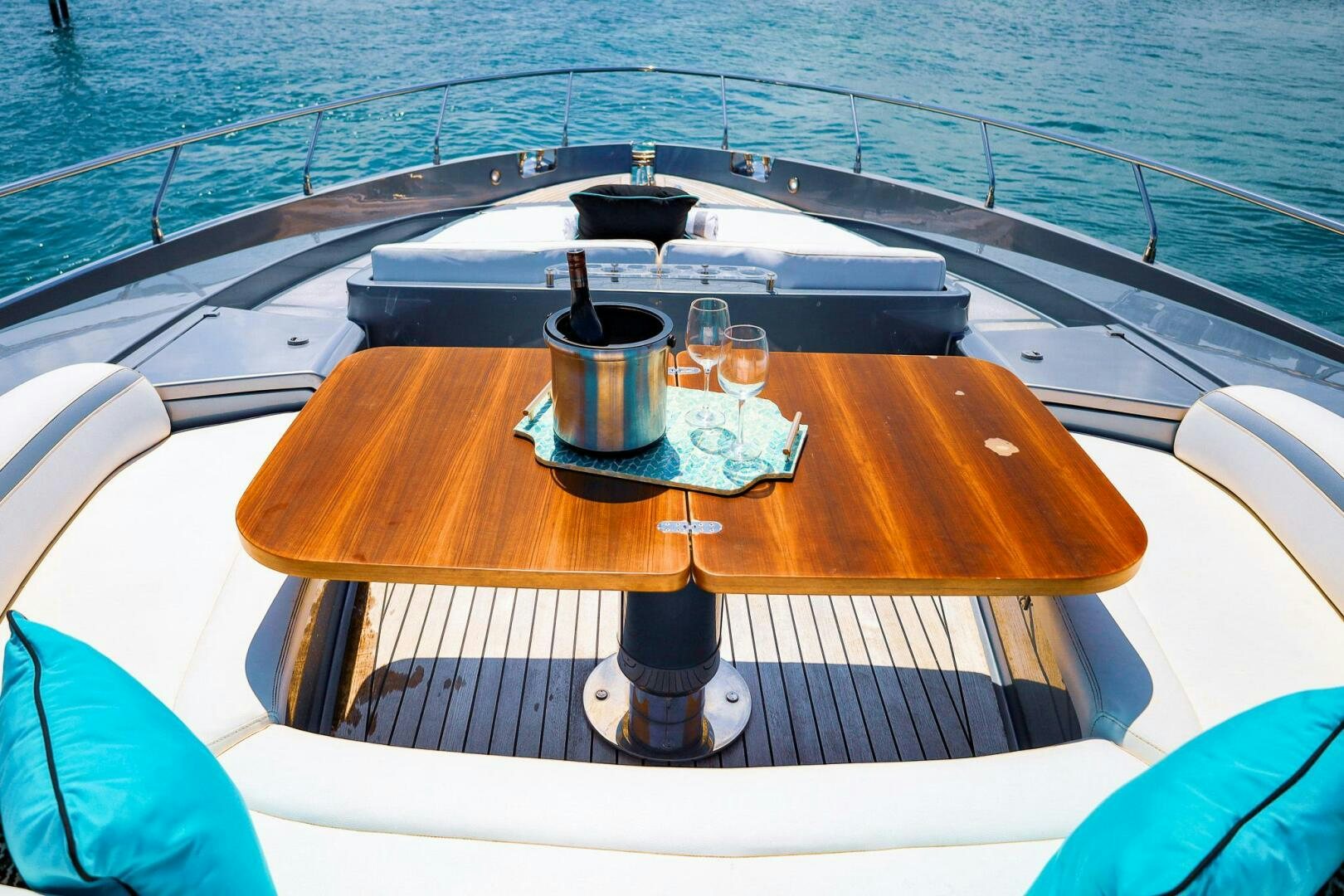 a boat on a boat aboard GYPSEA Yacht for Sale