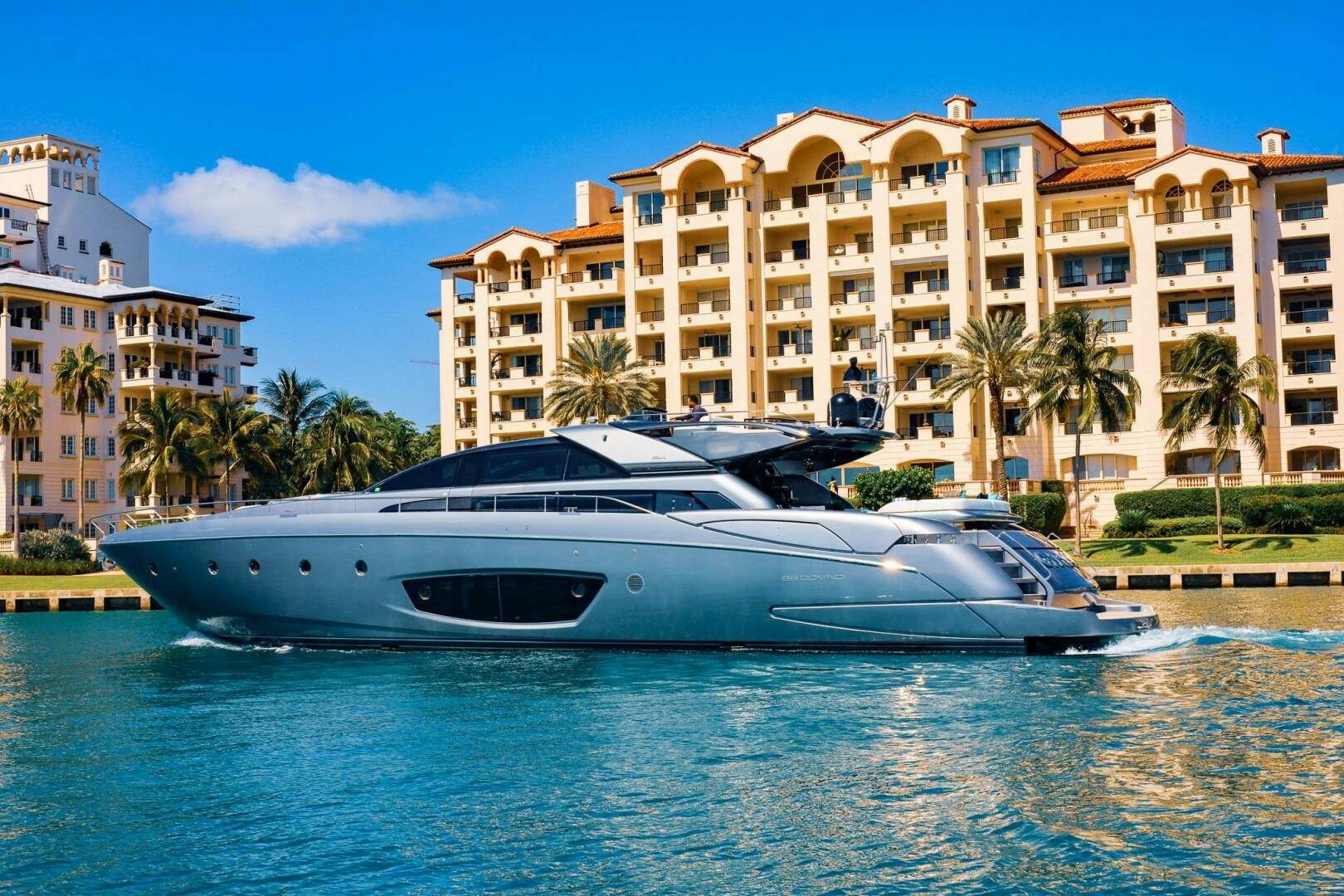 a white yacht in the water aboard GYPSEA Yacht for Sale