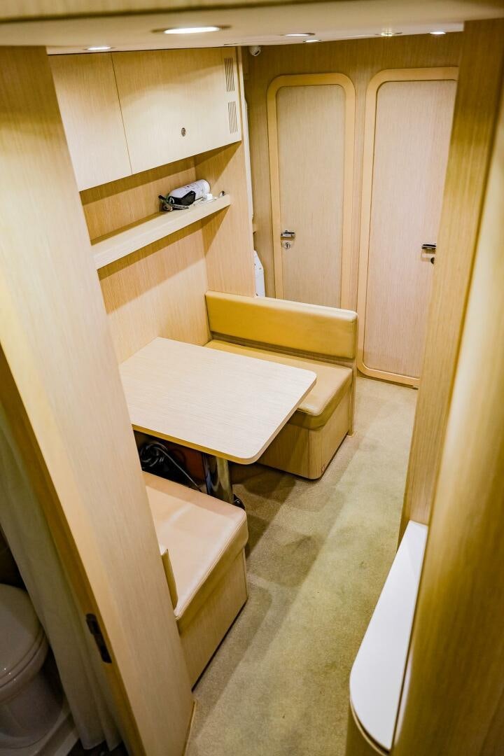 a bathroom with a sink and a toilet aboard GYPSEA Yacht for Sale
