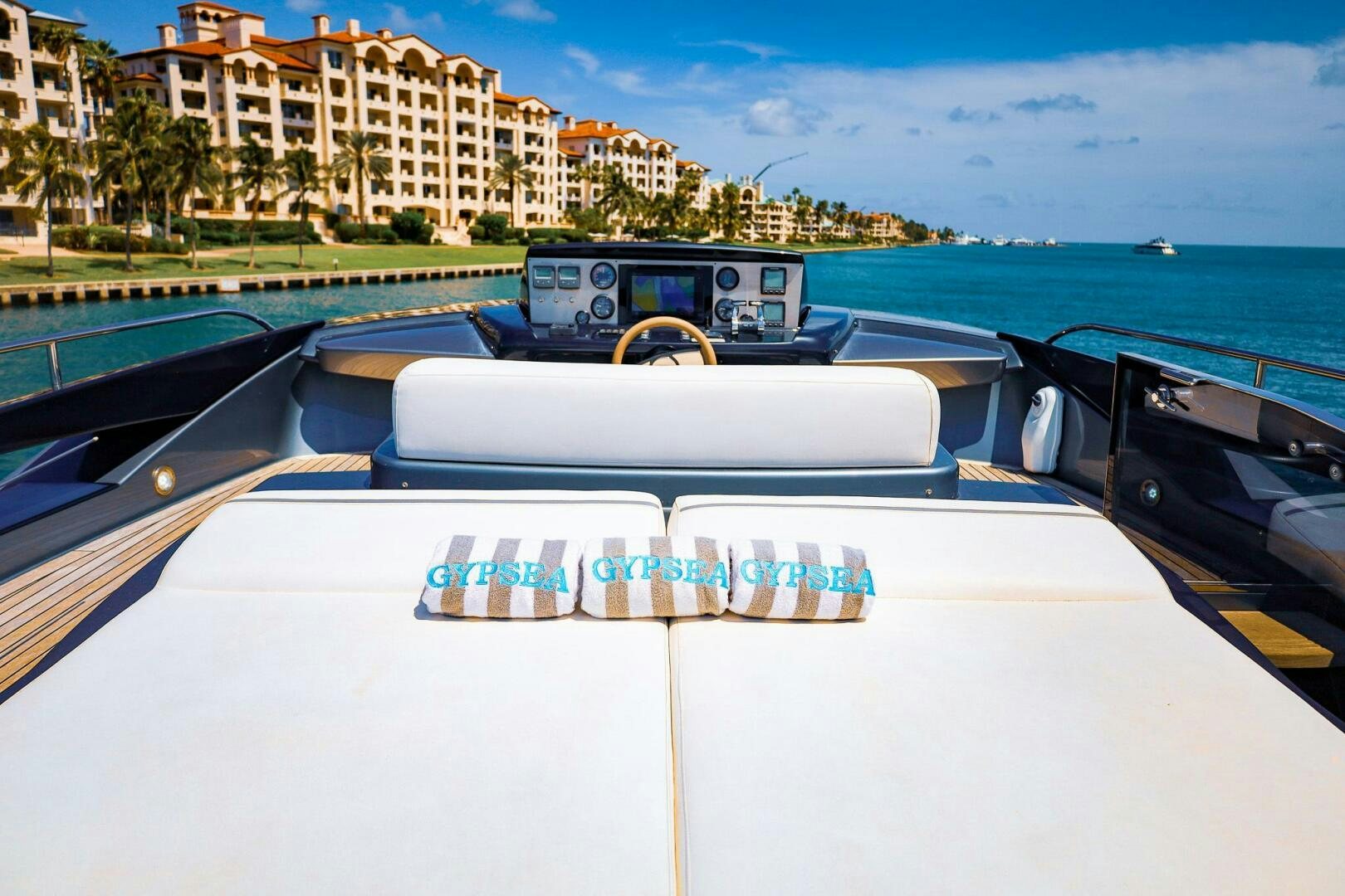 a boat on the water aboard GYPSEA Yacht for Sale