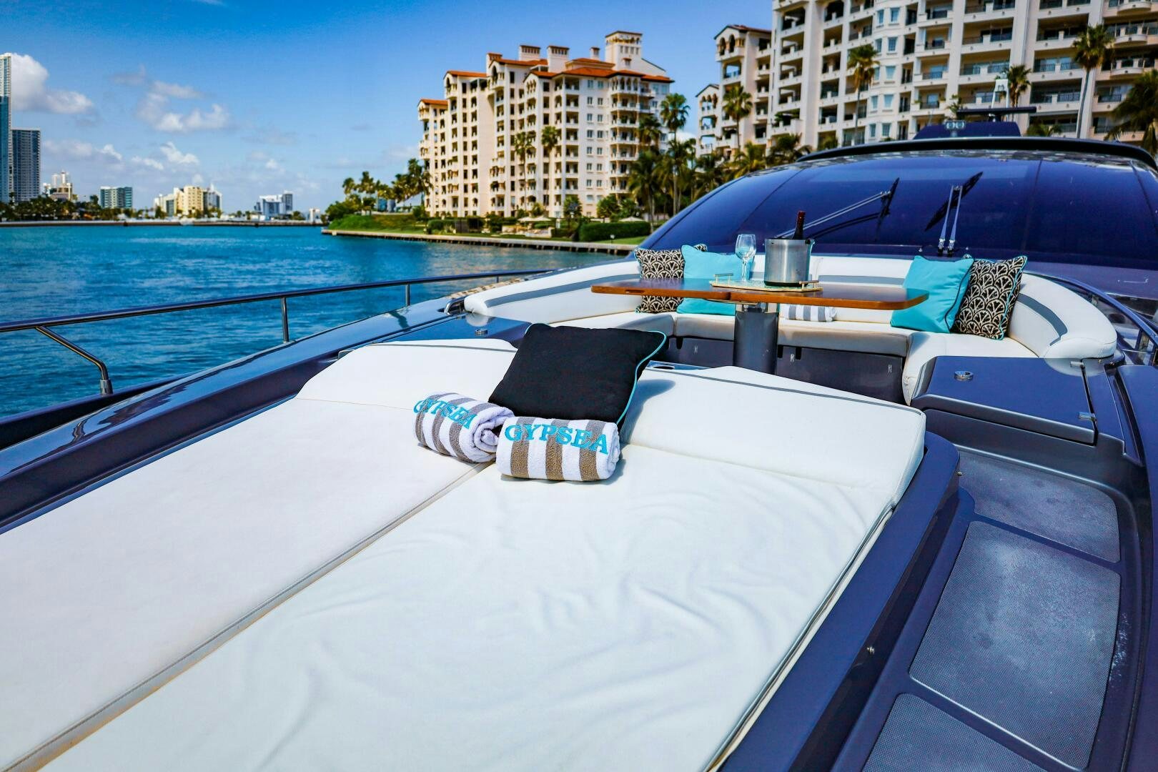 a boat on the water aboard GYPSEA Yacht for Sale