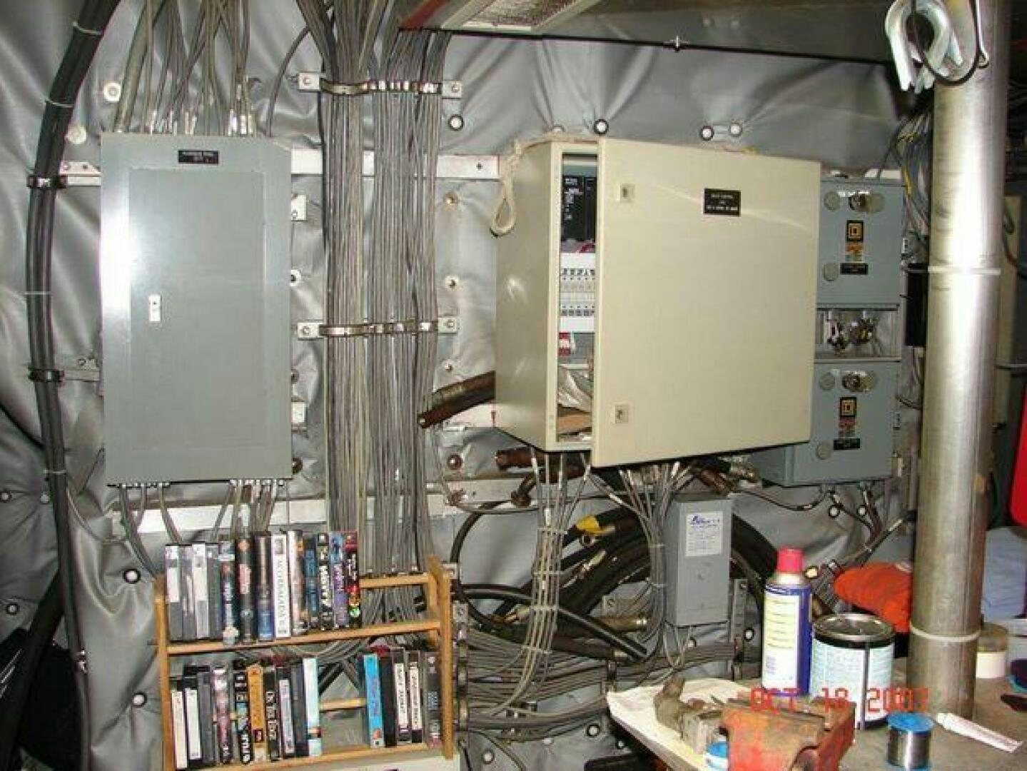 a machine with wires aboard STILLWATER RIVER Yacht for Sale