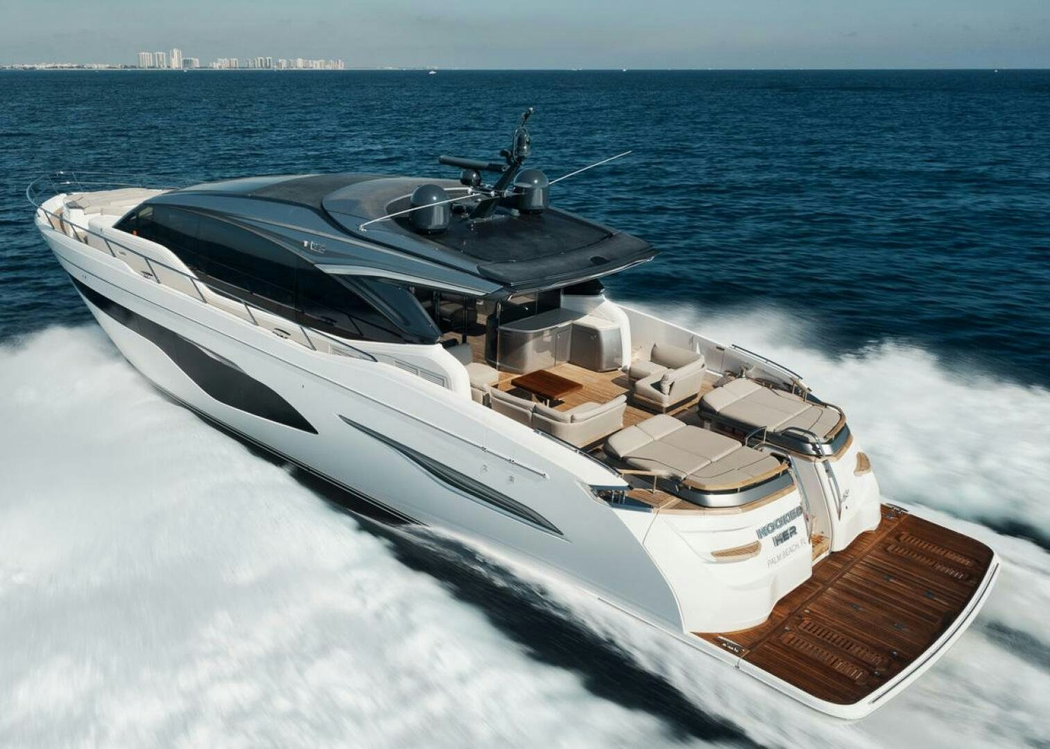 a boat on the water aboard HOOKED HER Yacht for Sale