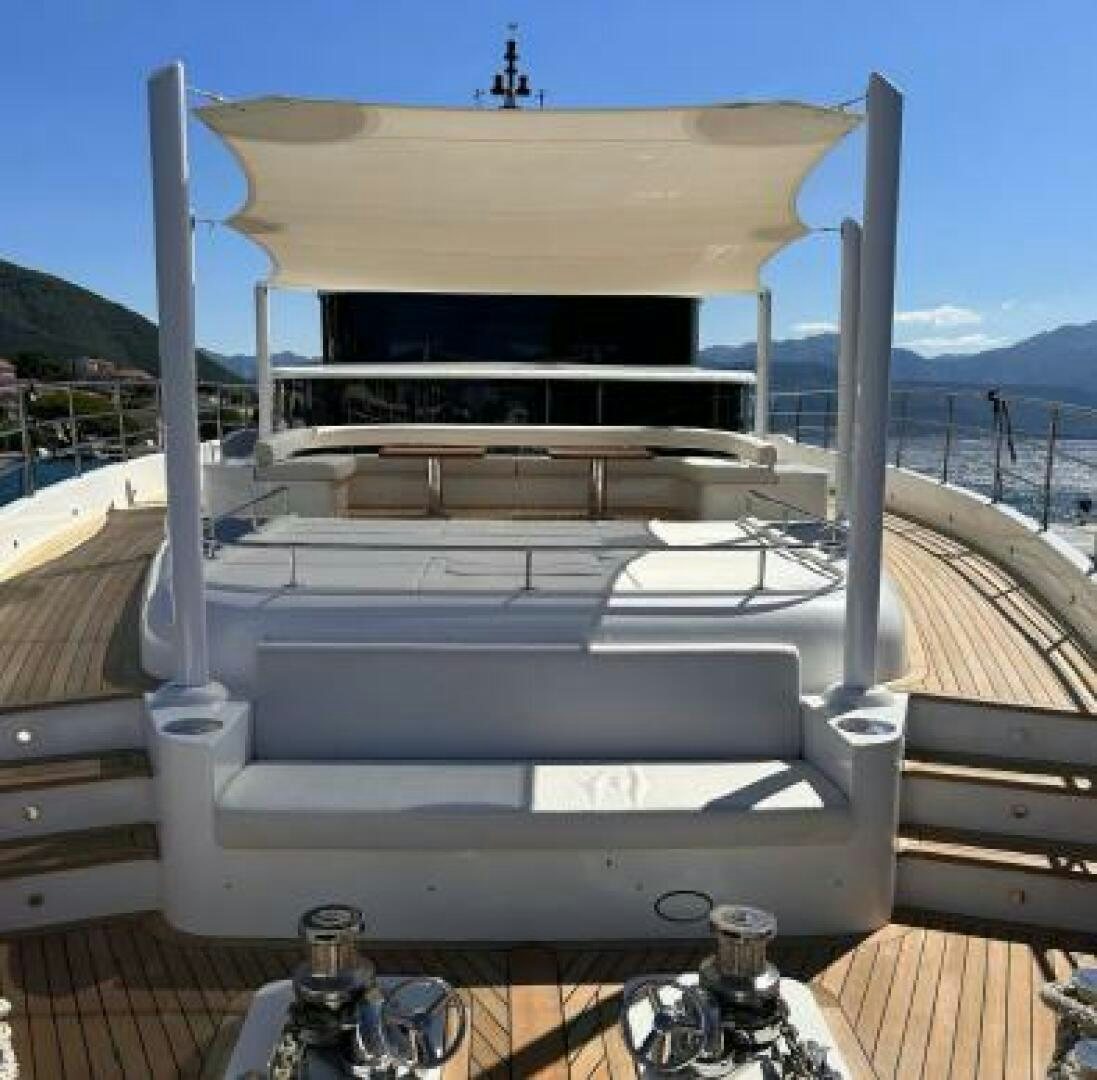 a boat on a deck aboard PITERLAND II Yacht for Sale