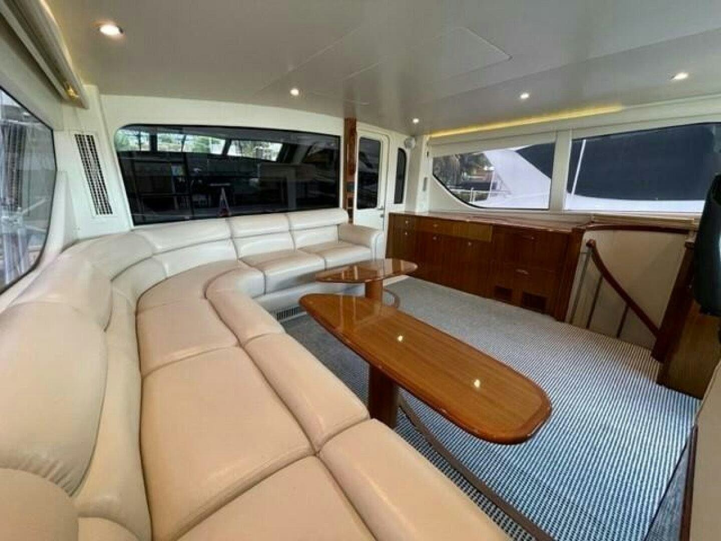 a train with a table and chairs aboard 6 C Yacht for Sale