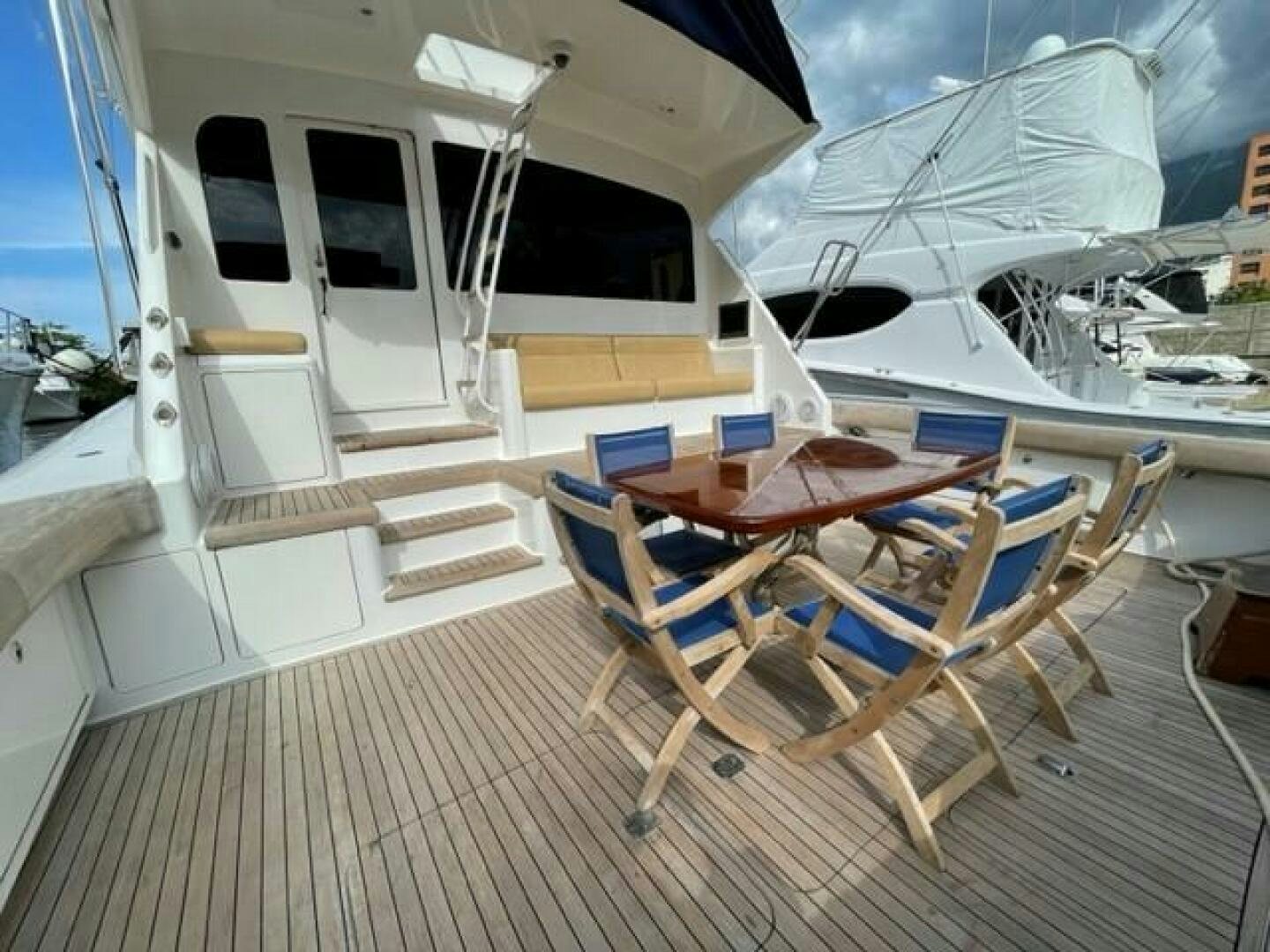 a boat on a dock aboard 6 C Yacht for Sale