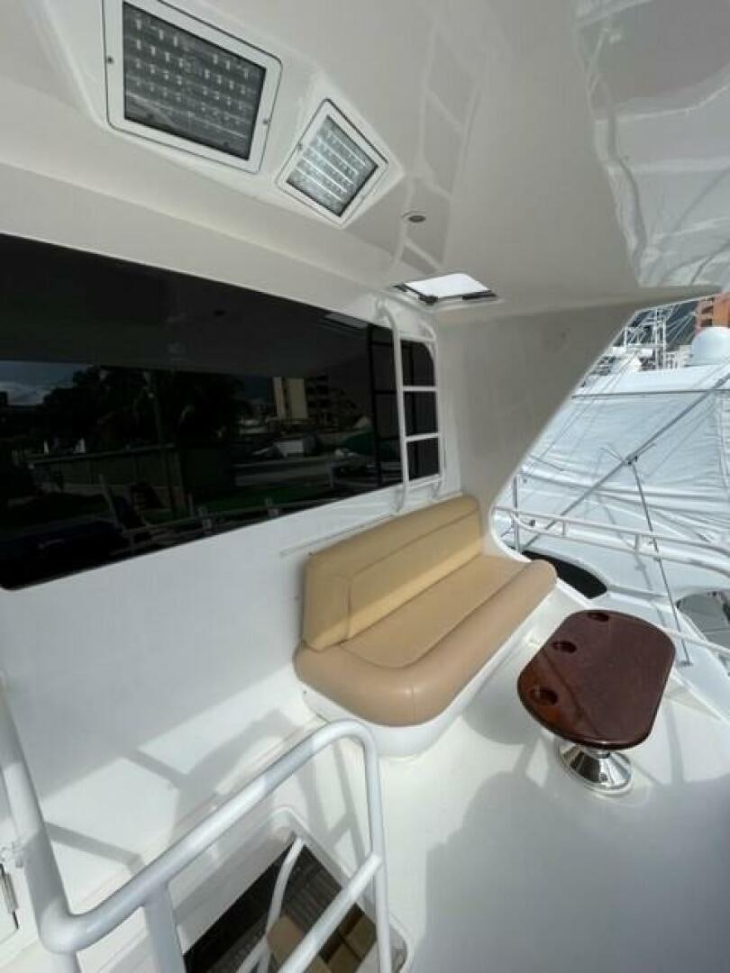 a car with a seat and a seat on the front aboard 6 C Yacht for Sale