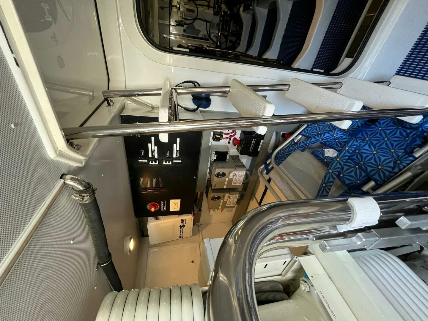 the inside of a vehicle aboard SIG:PRN Yacht for Sale