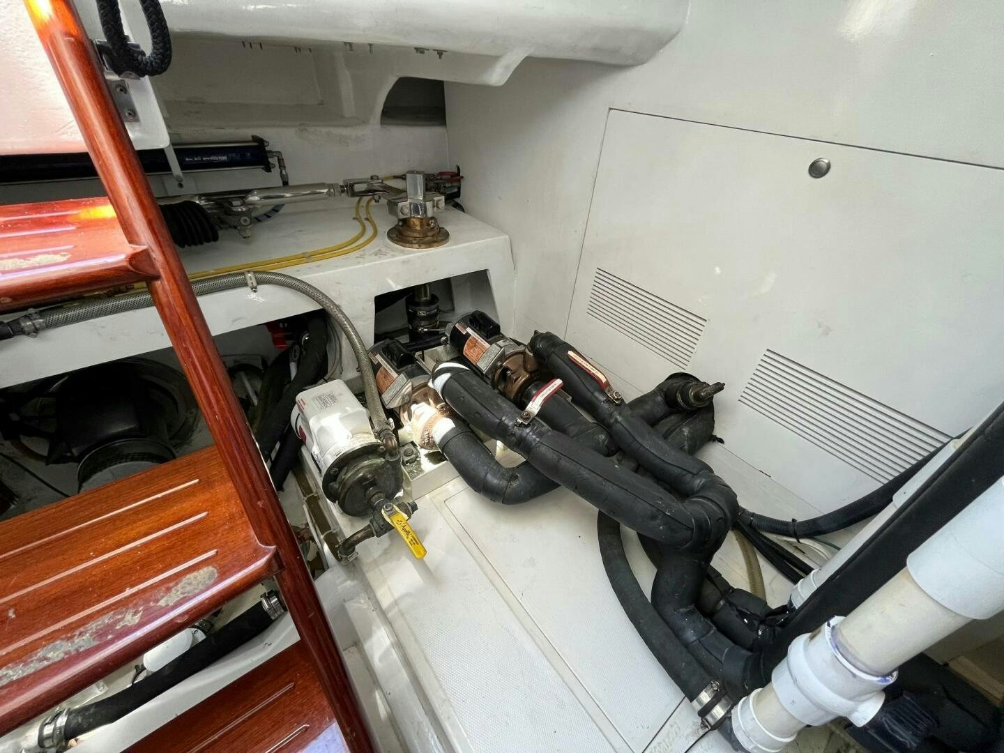 a large machine in a room aboard SIG:PRN Yacht for Sale