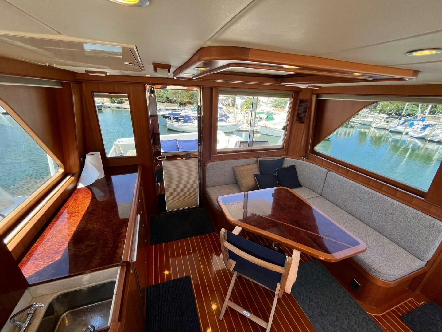 inside of a train aboard SIG:PRN Yacht for Sale