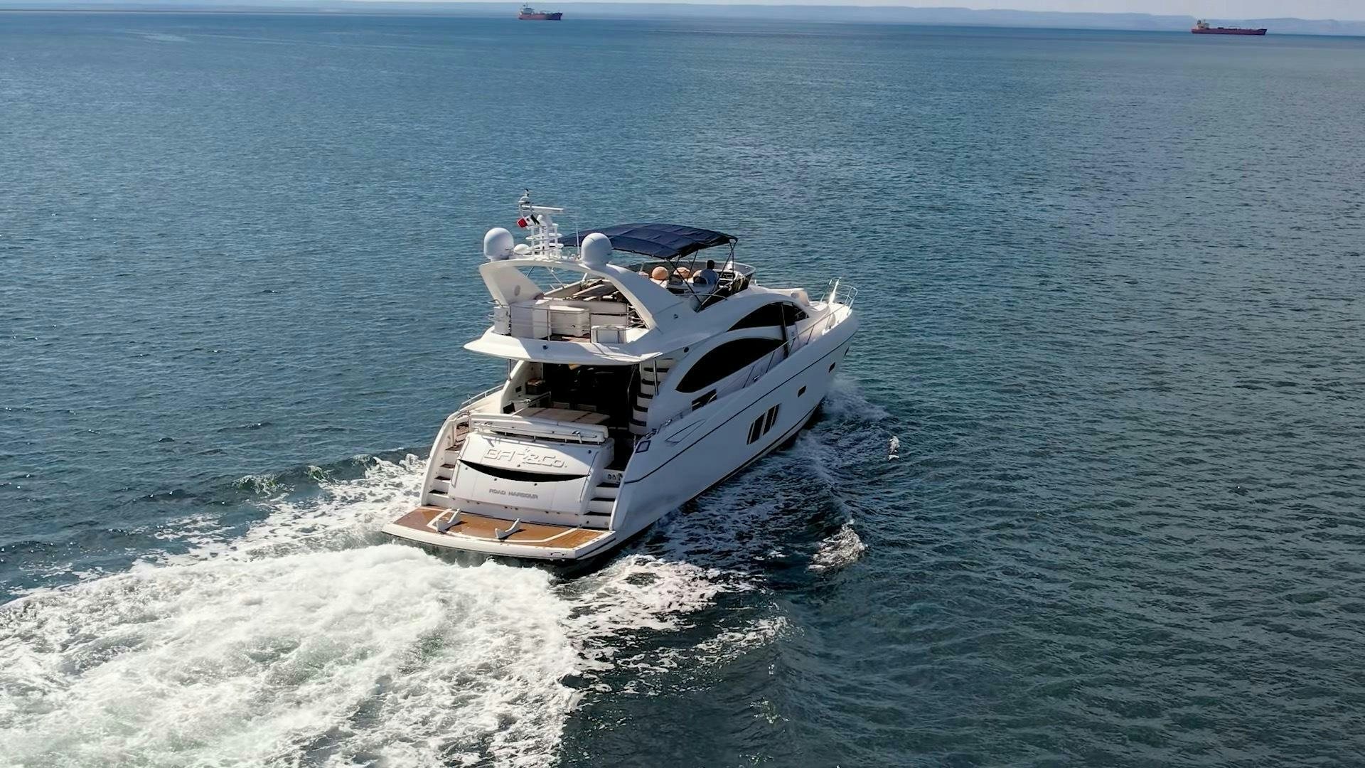 a boat on the water aboard BAR&CO Yacht for Sale