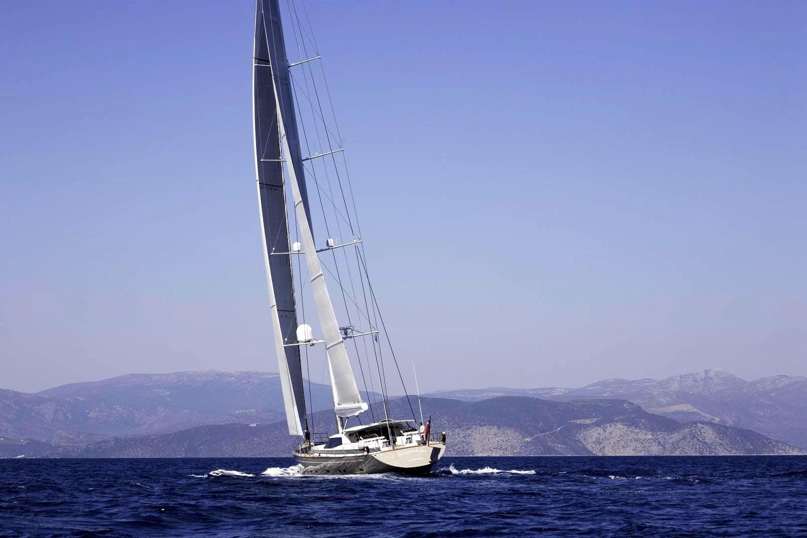 a sailboat on the water aboard DESTINATION Yacht for Sale