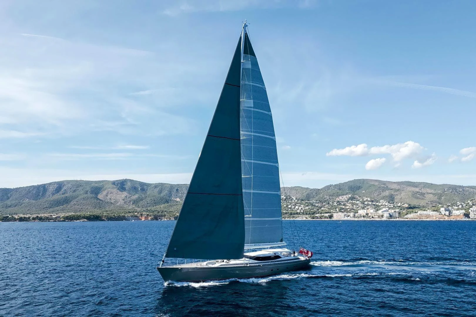 a sailboat on the water aboard DESTINATION Yacht for Sale