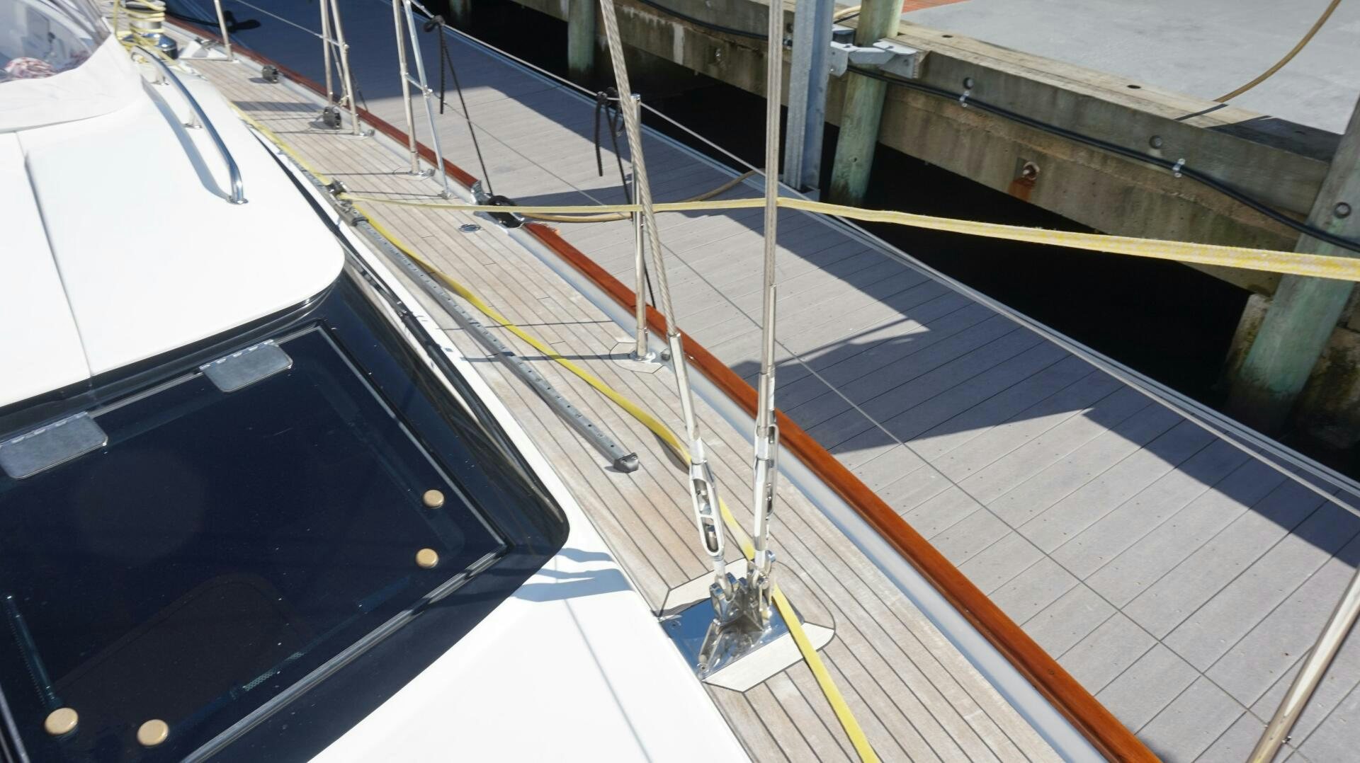 close-up of a boat aboard DOLCE VITA Yacht for Sale