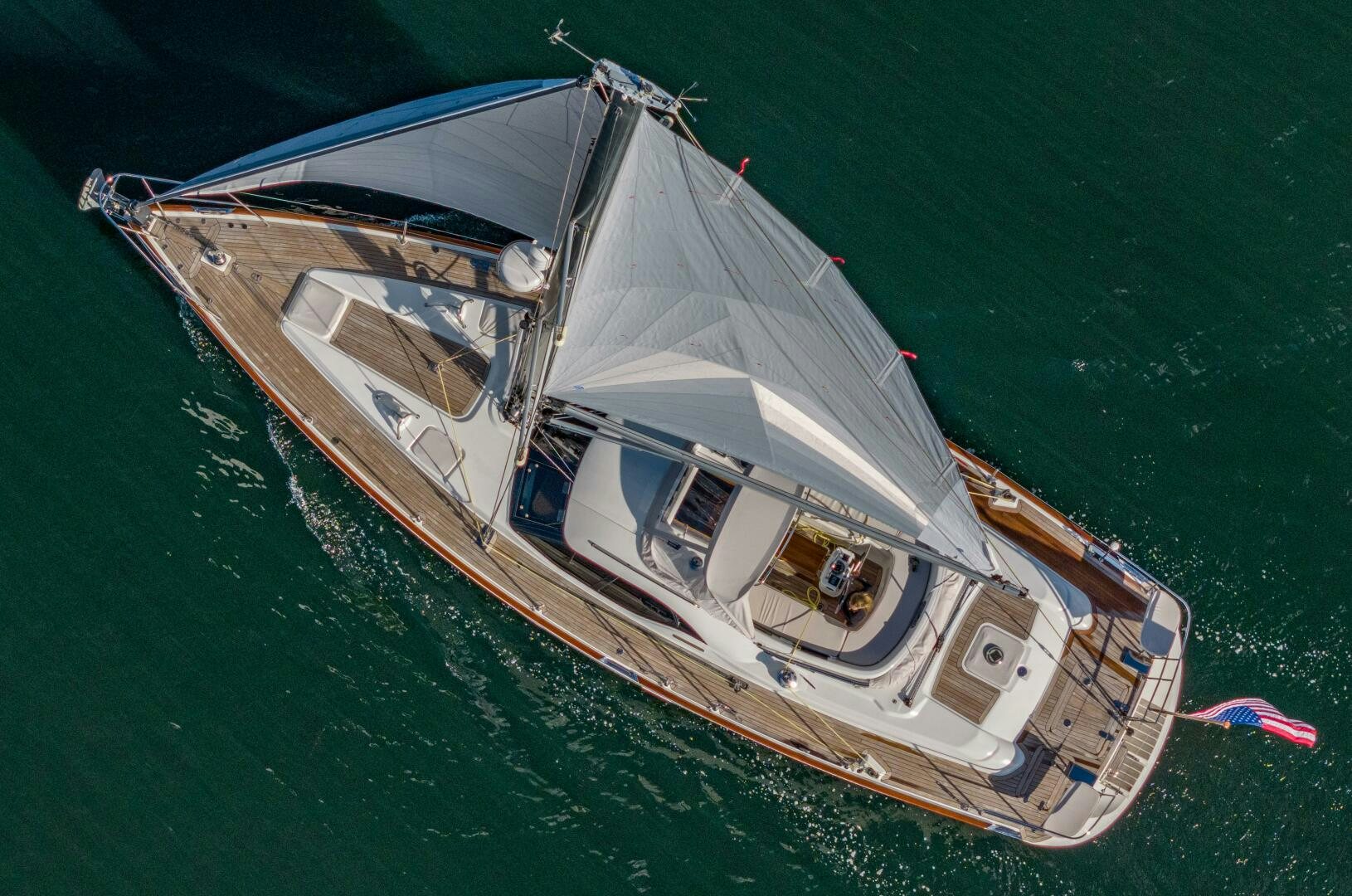 a boat in the water aboard DOLCE VITA Yacht for Sale