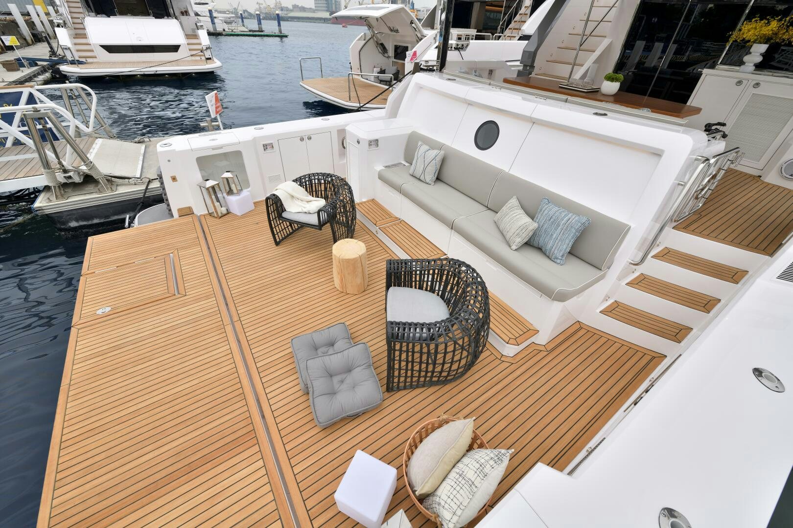 a boat on the water aboard V77S 610 Yacht for Sale