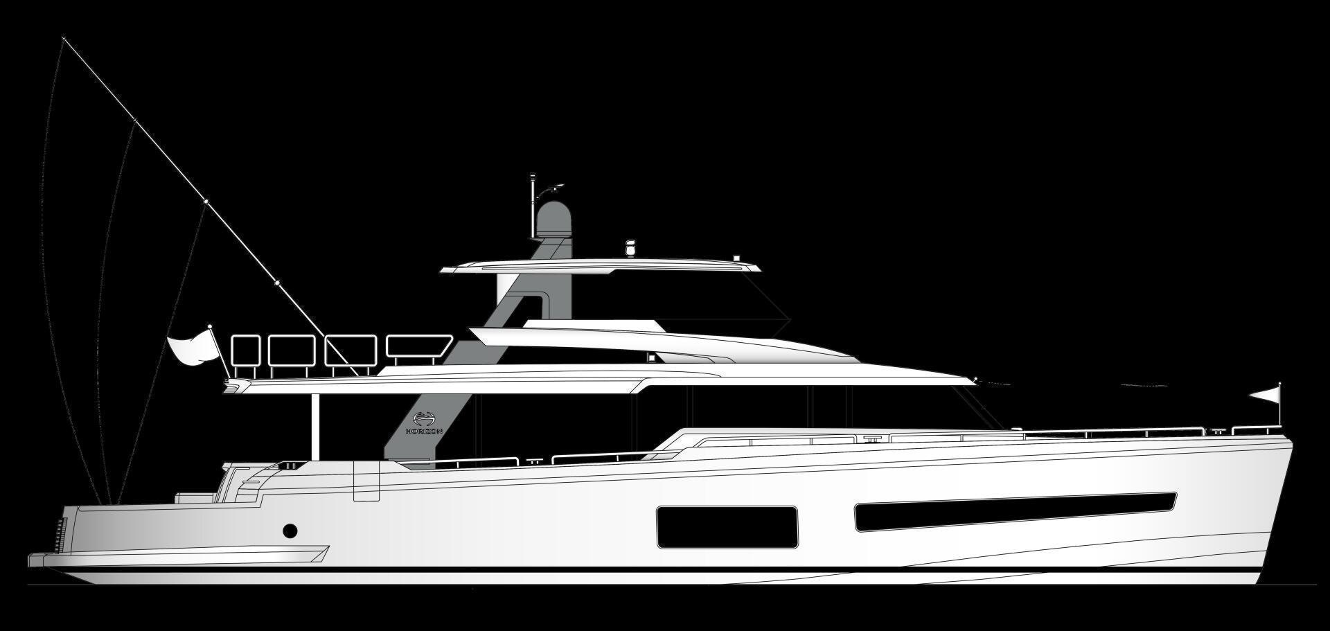 V77S 610 Yacht for Sale | 77' (23.47m) 2024 Horizon | N&J
