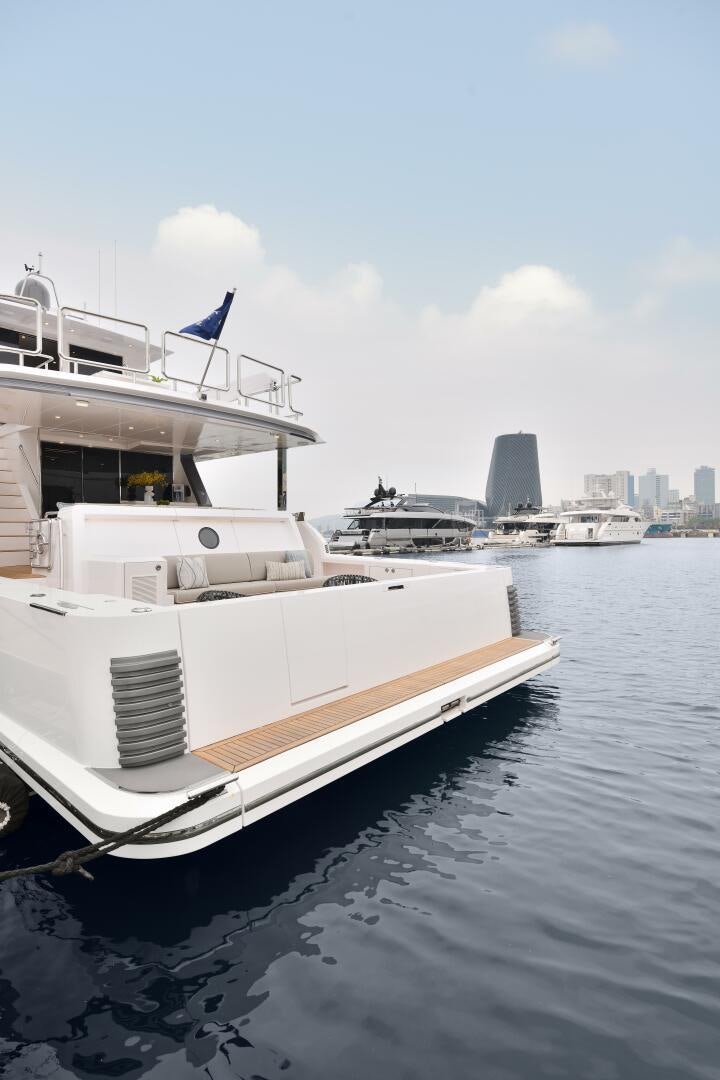 a boat in the water aboard V77S 610 Yacht for Sale