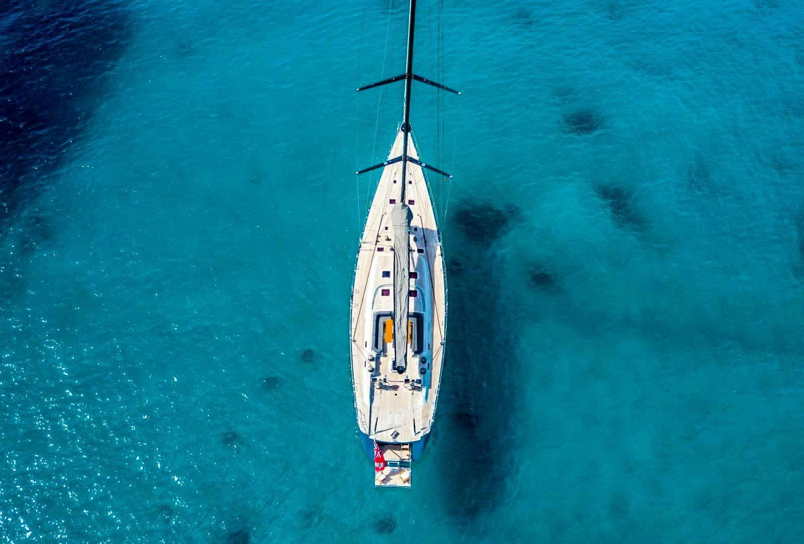 a boat in the water aboard HOPPETOSSE Yacht for Sale