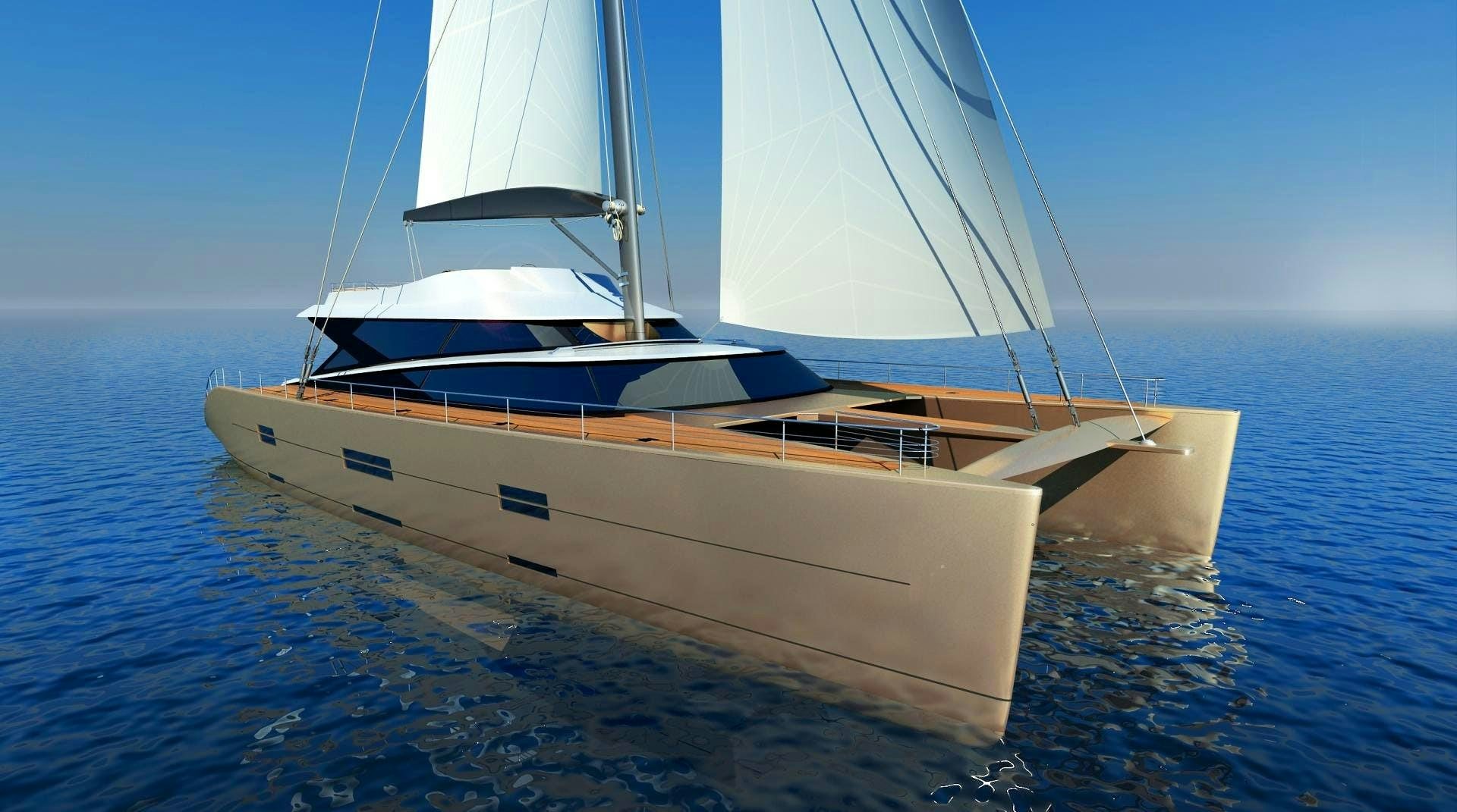 a boat on the water aboard BLUE COAST 88 Yacht for Sale