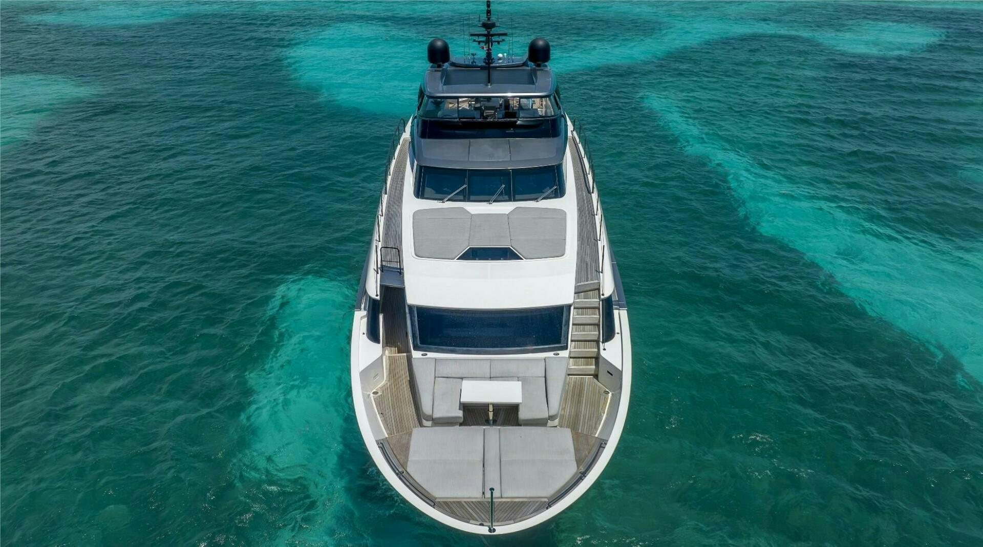 a boat in the water aboard GATSBY Yacht for Sale