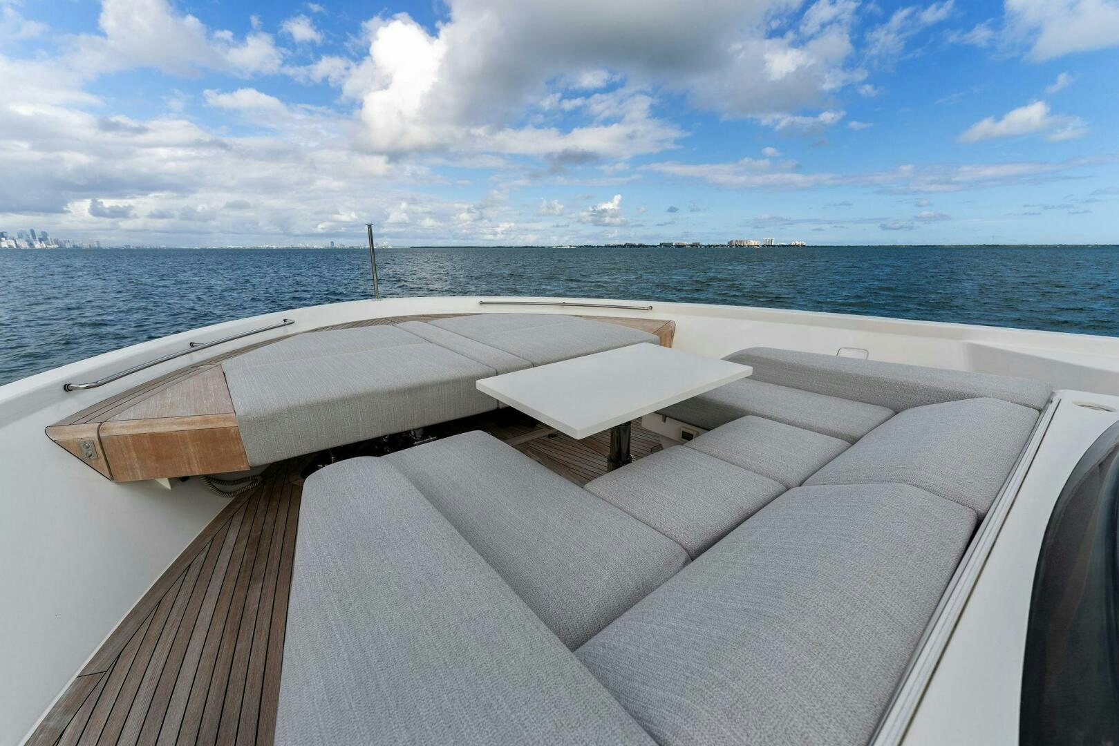 a boat on the water aboard GATSBY Yacht for Sale