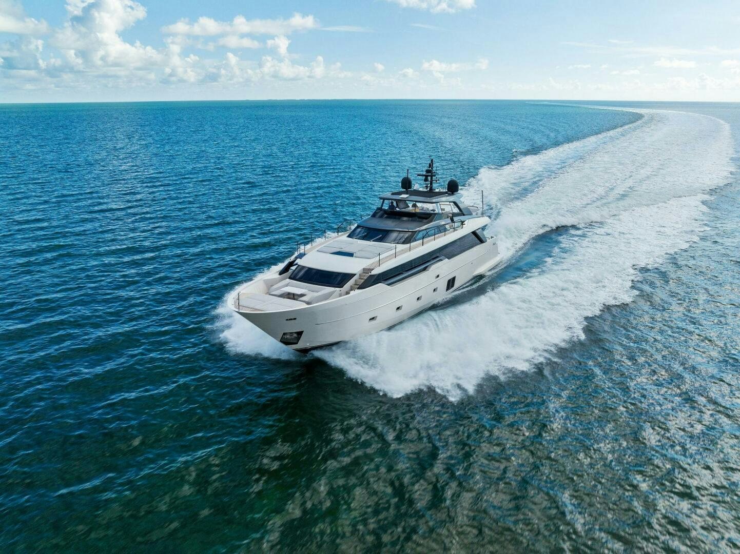 a boat on the water aboard GATSBY Yacht for Sale