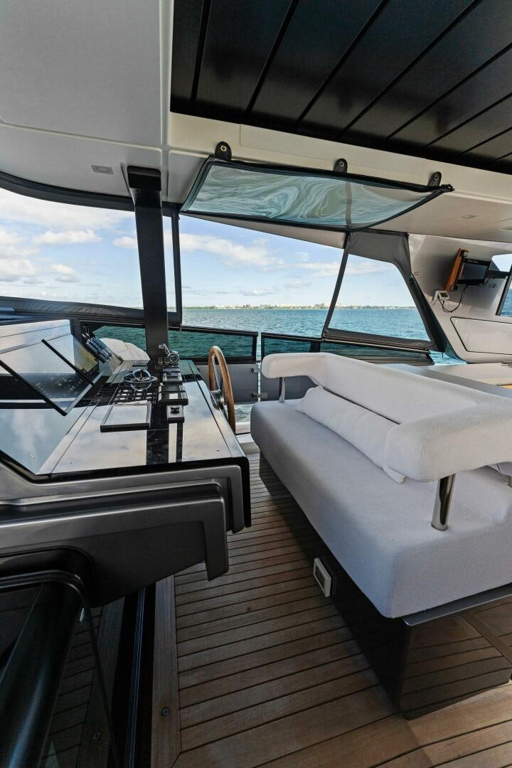 a boat on the water aboard GATSBY Yacht for Sale