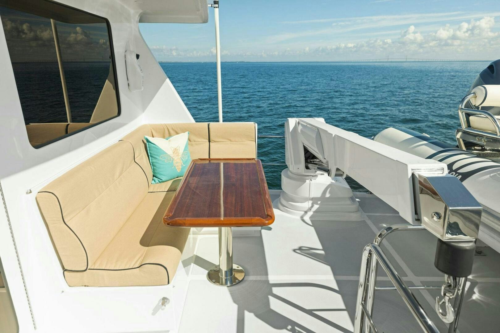 a boat on the water aboard SUNZSET Yacht for Sale